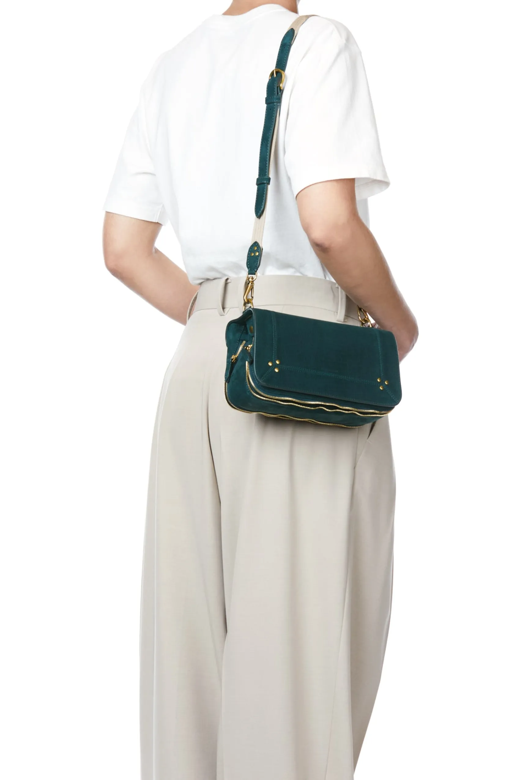 Jérôme Dreyfuss Bandoulière Sangle Fine ImpriméCrocoCanardTaurillon Online