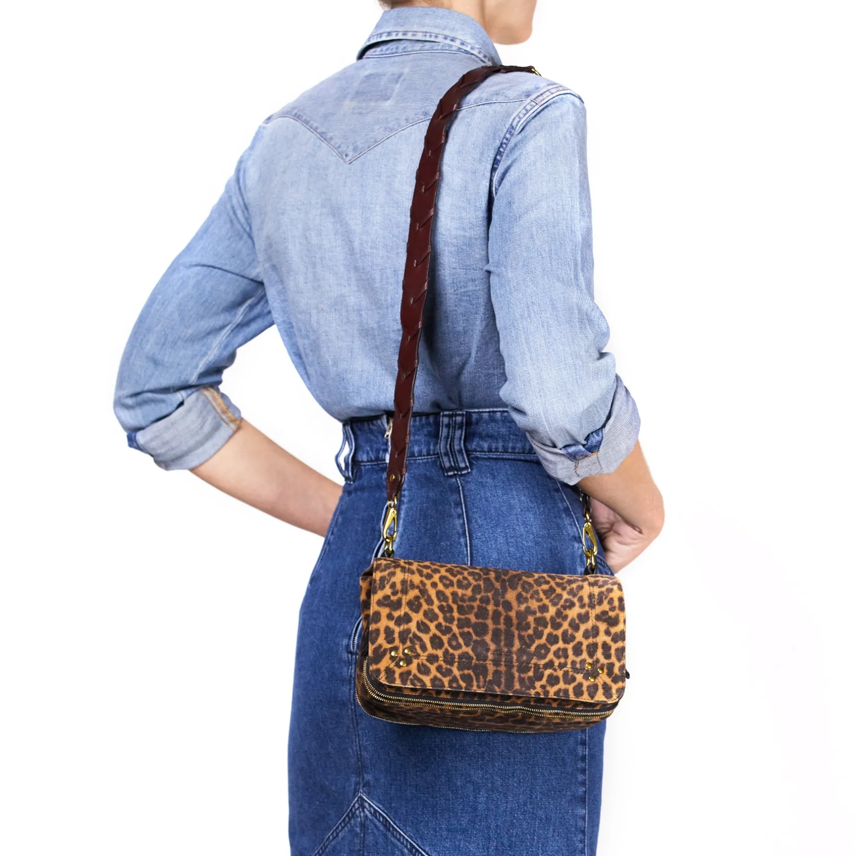 Jérôme Dreyfuss Bandoulière Tressée KirschCowskin Online