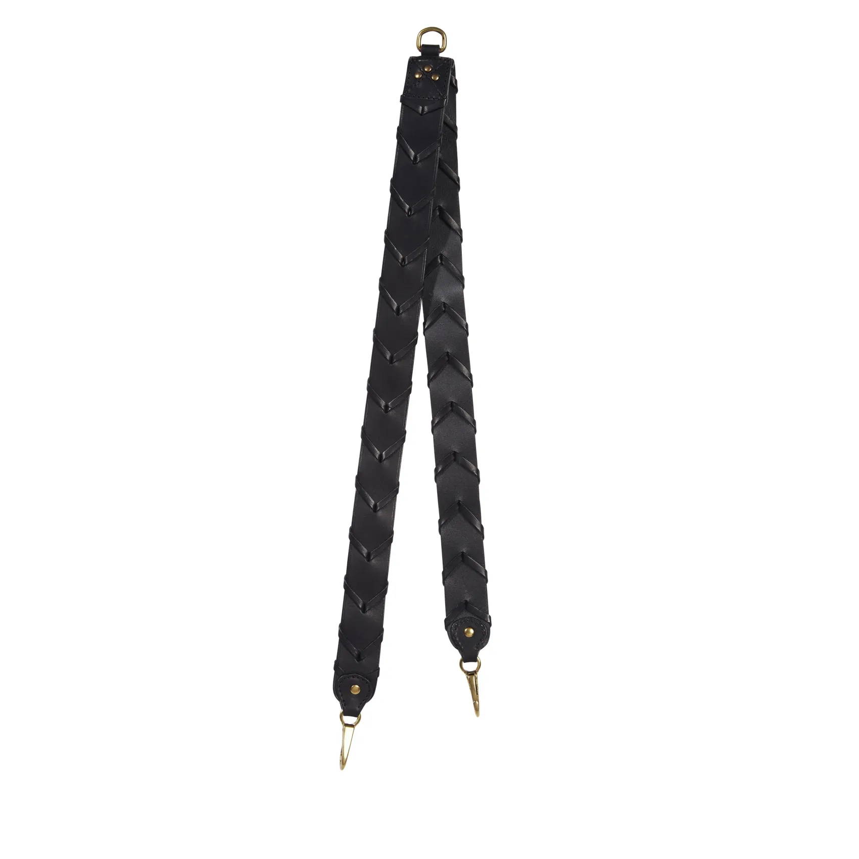 Jérôme Dreyfuss Bandoulière tressée ChêneCowskin Flash Sale