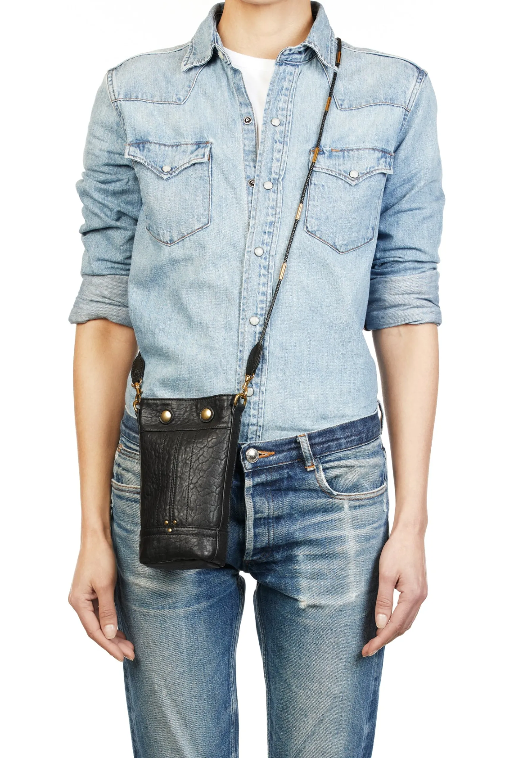 Jérôme Dreyfuss Ben Mini NoirLambskin Discount