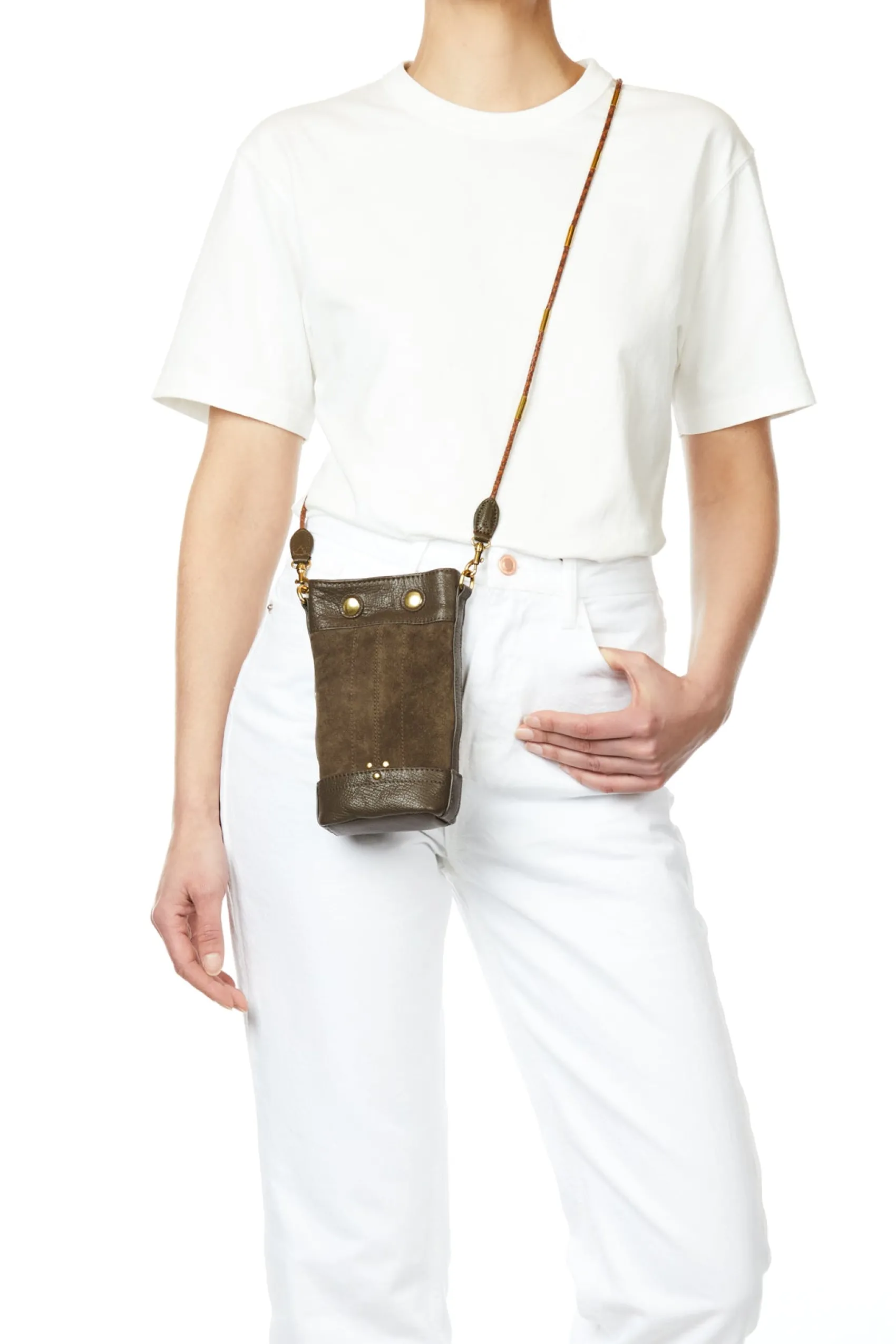 Jérôme Dreyfuss Ben Mini SavaneSplitSuede Discount