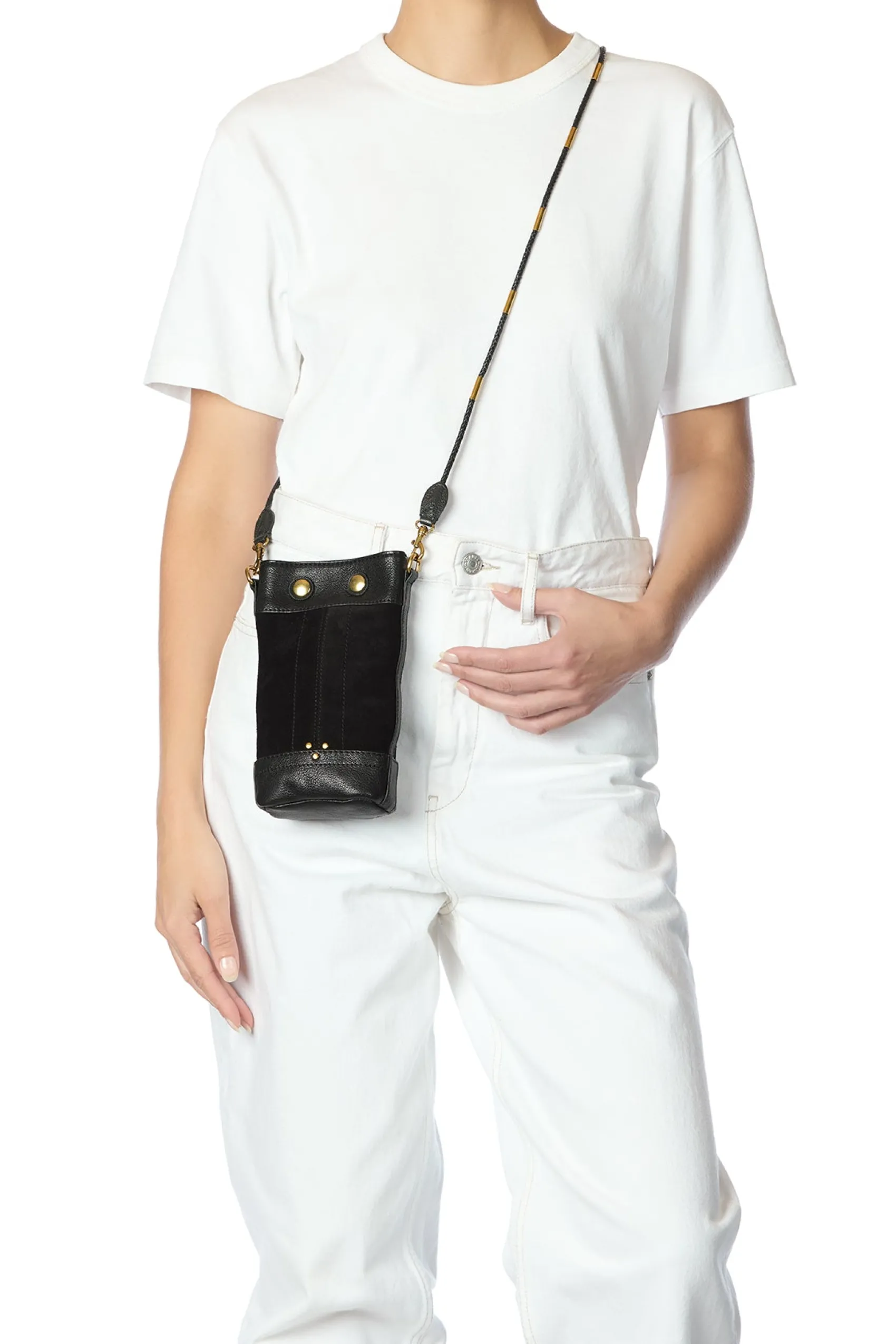 Jérôme Dreyfuss Ben Mini NoirSplitSuede Cheap