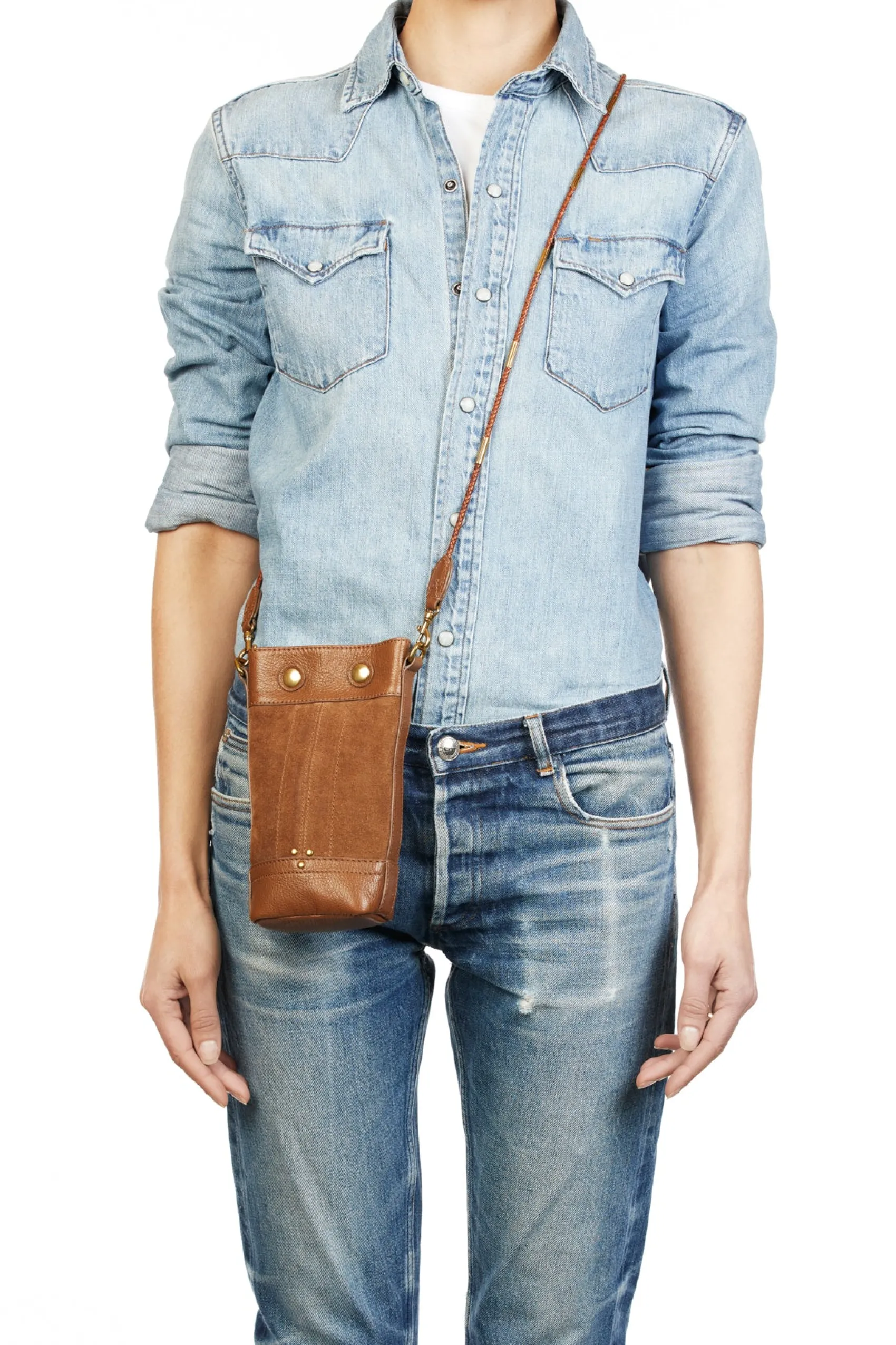 Jérôme Dreyfuss Ben Mini TabacSplitSuede Clearance