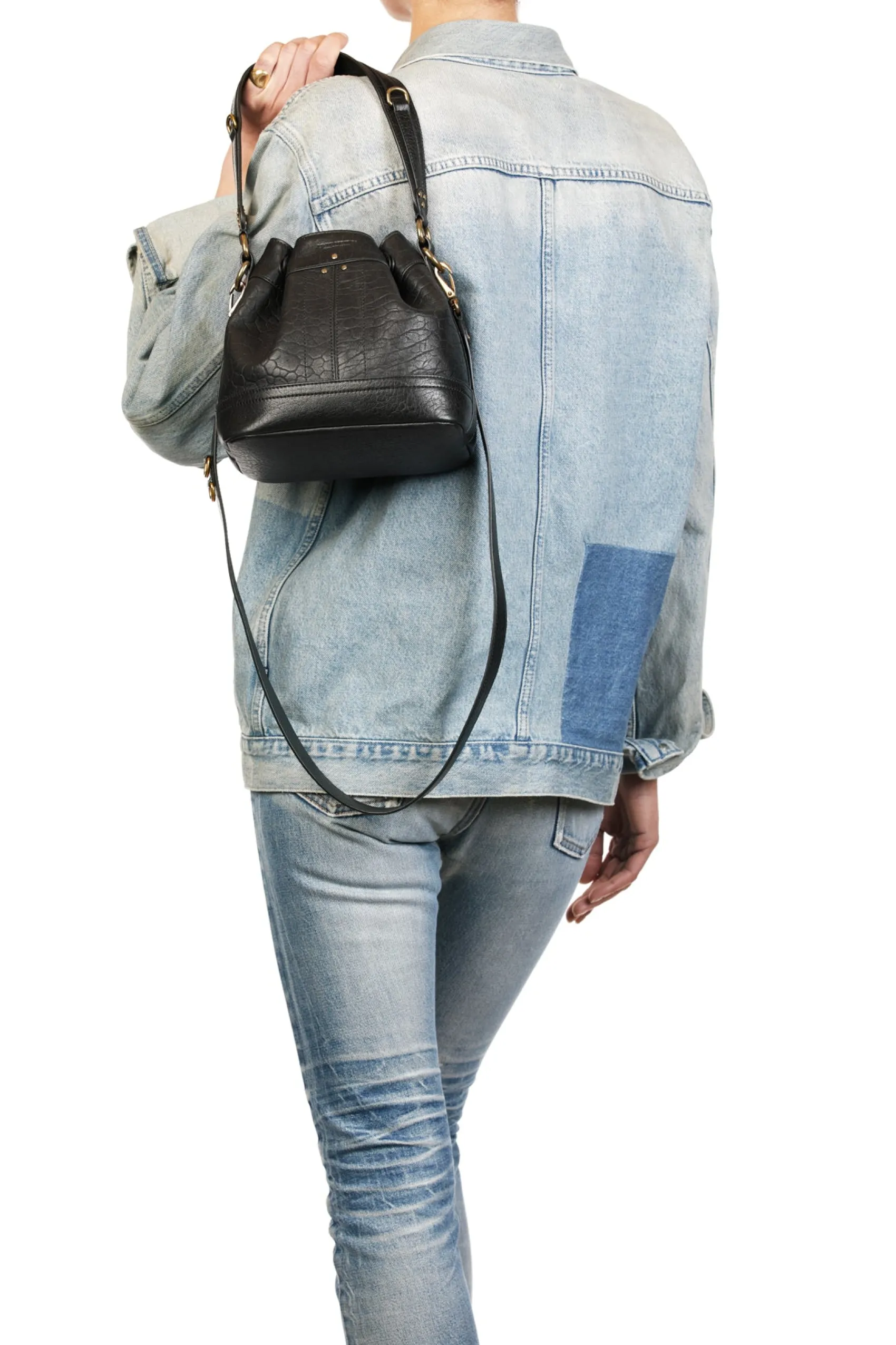 Jérôme Dreyfuss Ben S BubbleNoirLambskin Best Sale