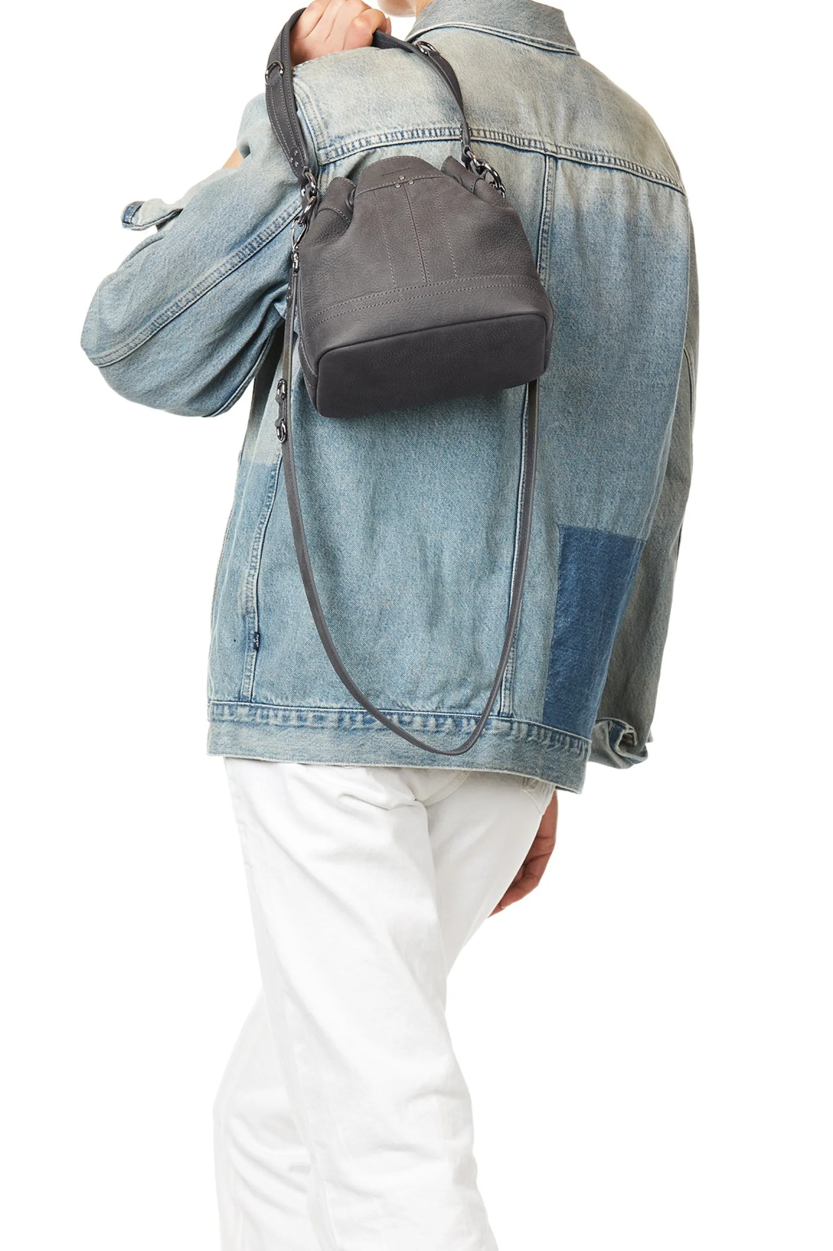 Jérôme Dreyfuss Ben S AnthraciteCalfskin Cheap