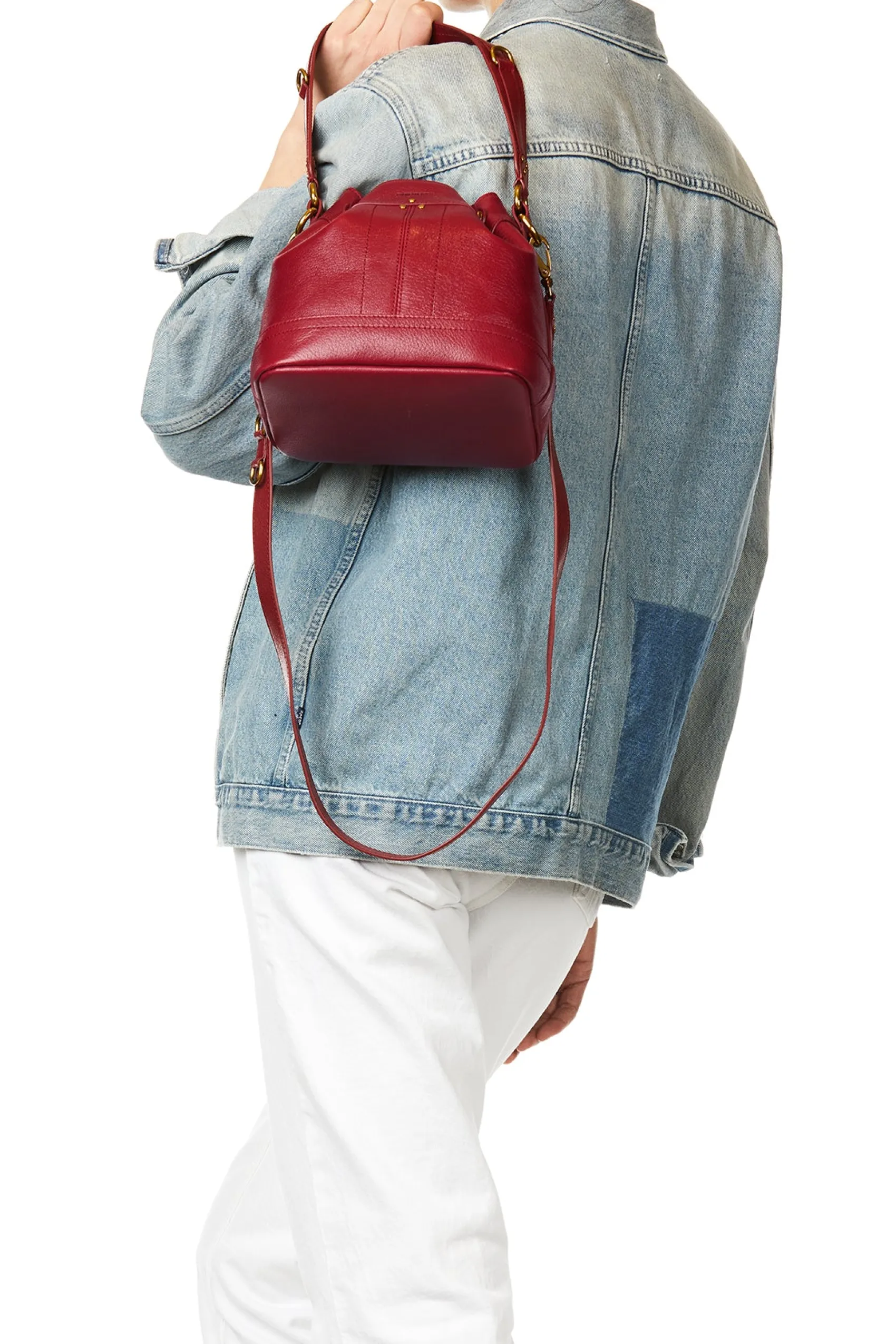 Jérôme Dreyfuss Ben S RubyGoatskin Cheap