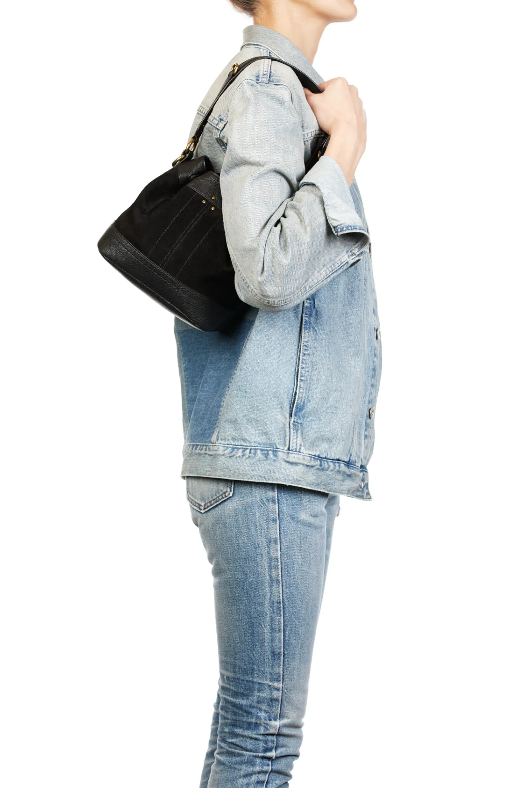 Jérôme Dreyfuss Ben S NoirSplitSuede New