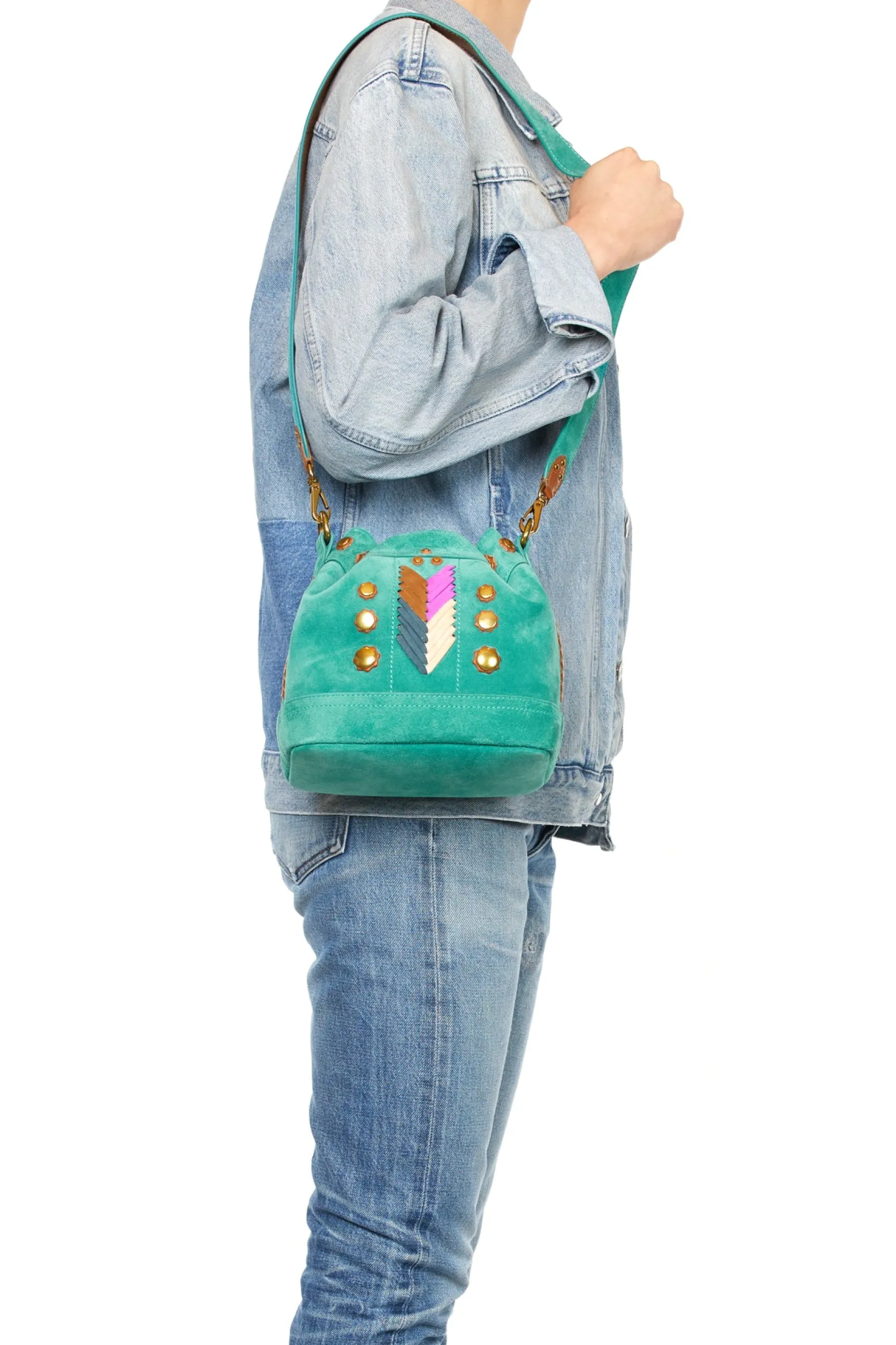 Jérôme Dreyfuss Ben S GauchoCactusSplitSuede Discount