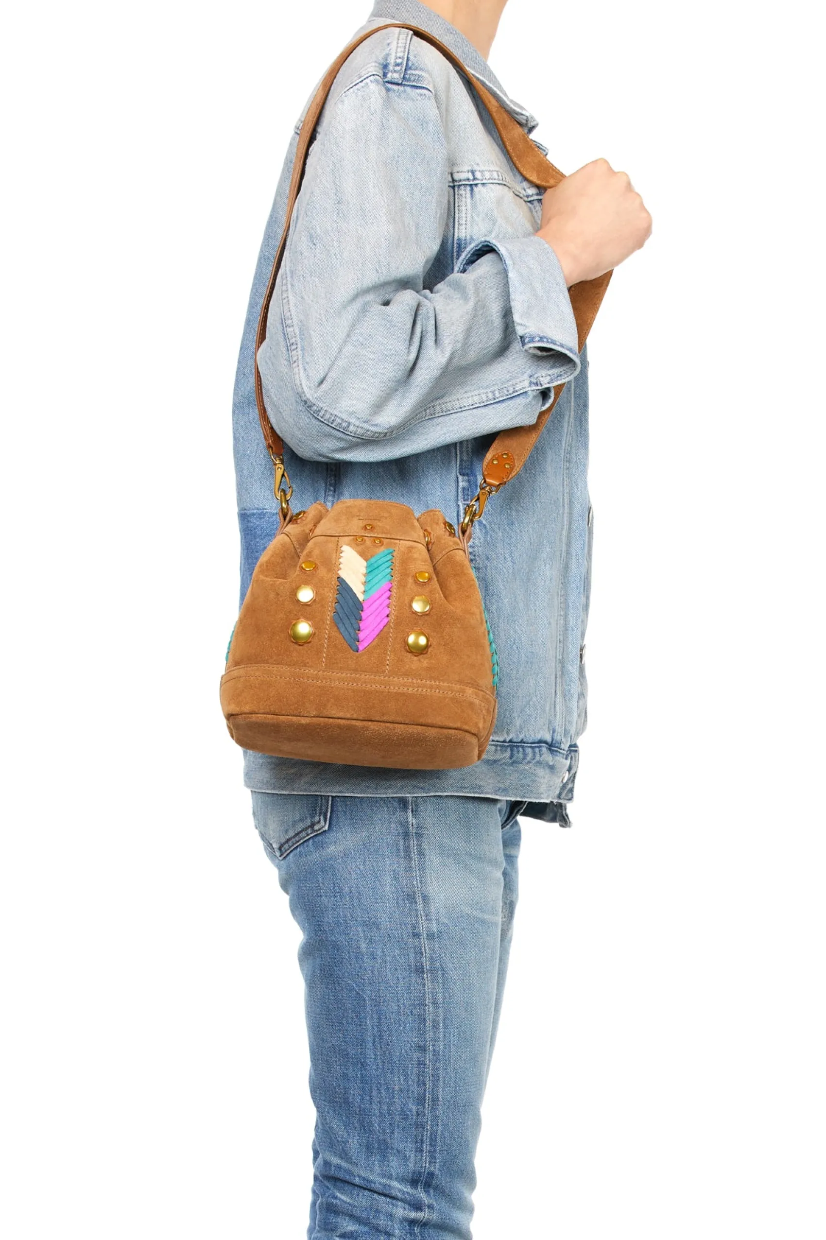 Jérôme Dreyfuss Ben S GauchoTabacSplitSuede Discount