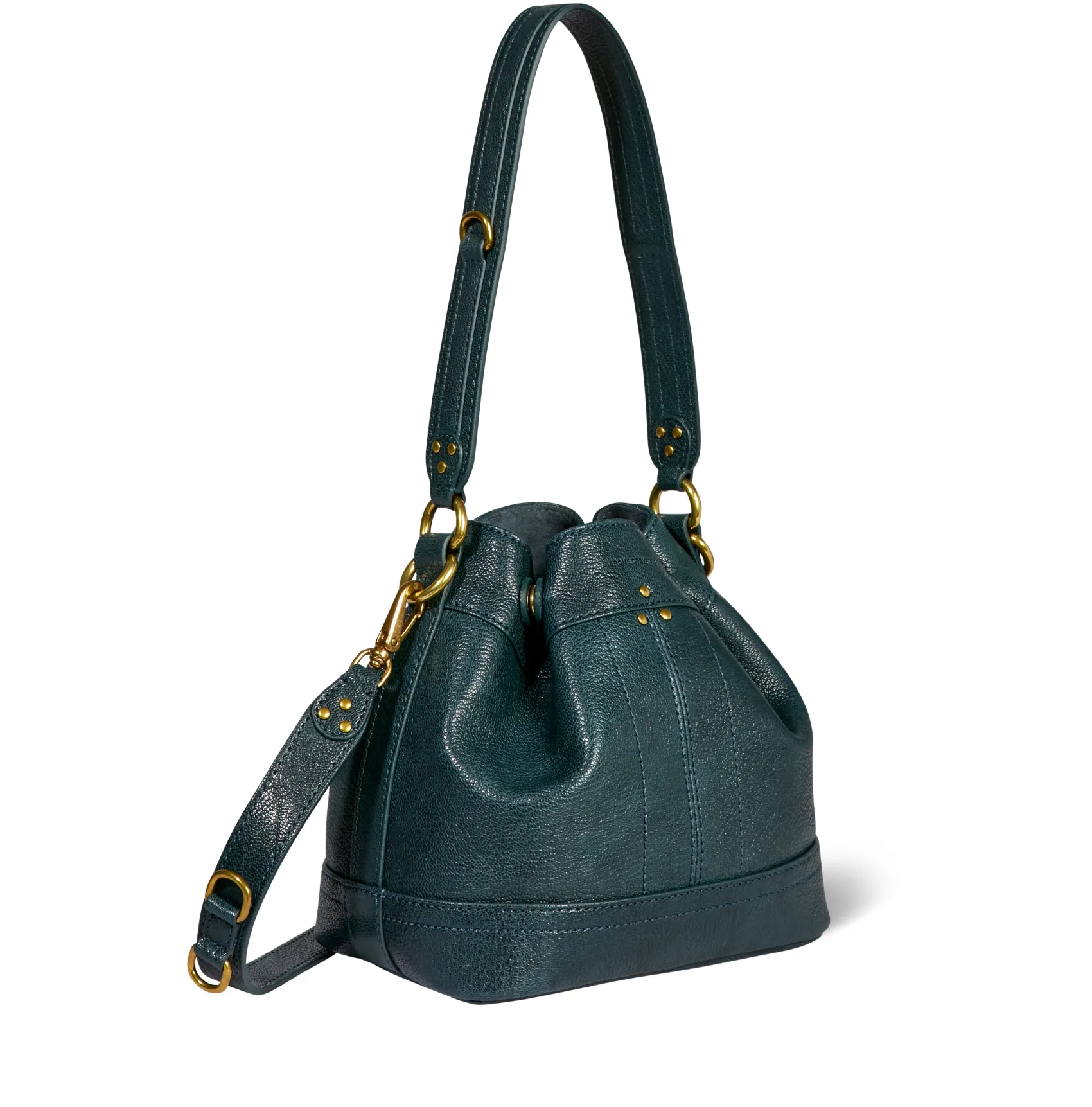 Jérôme Dreyfuss Ben S PetrolGoatskin Fashion