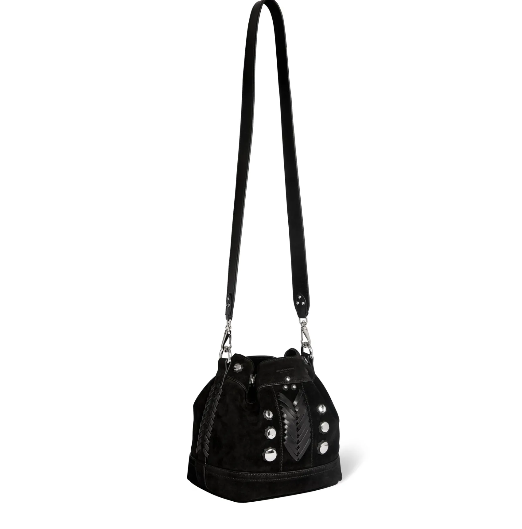 Jérôme Dreyfuss Ben S GauchoNoirSplitSuede Best Sale