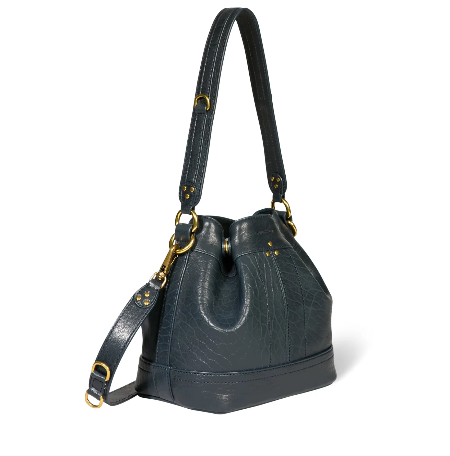 Jérôme Dreyfuss Ben S BubblePetrolLambskin Store