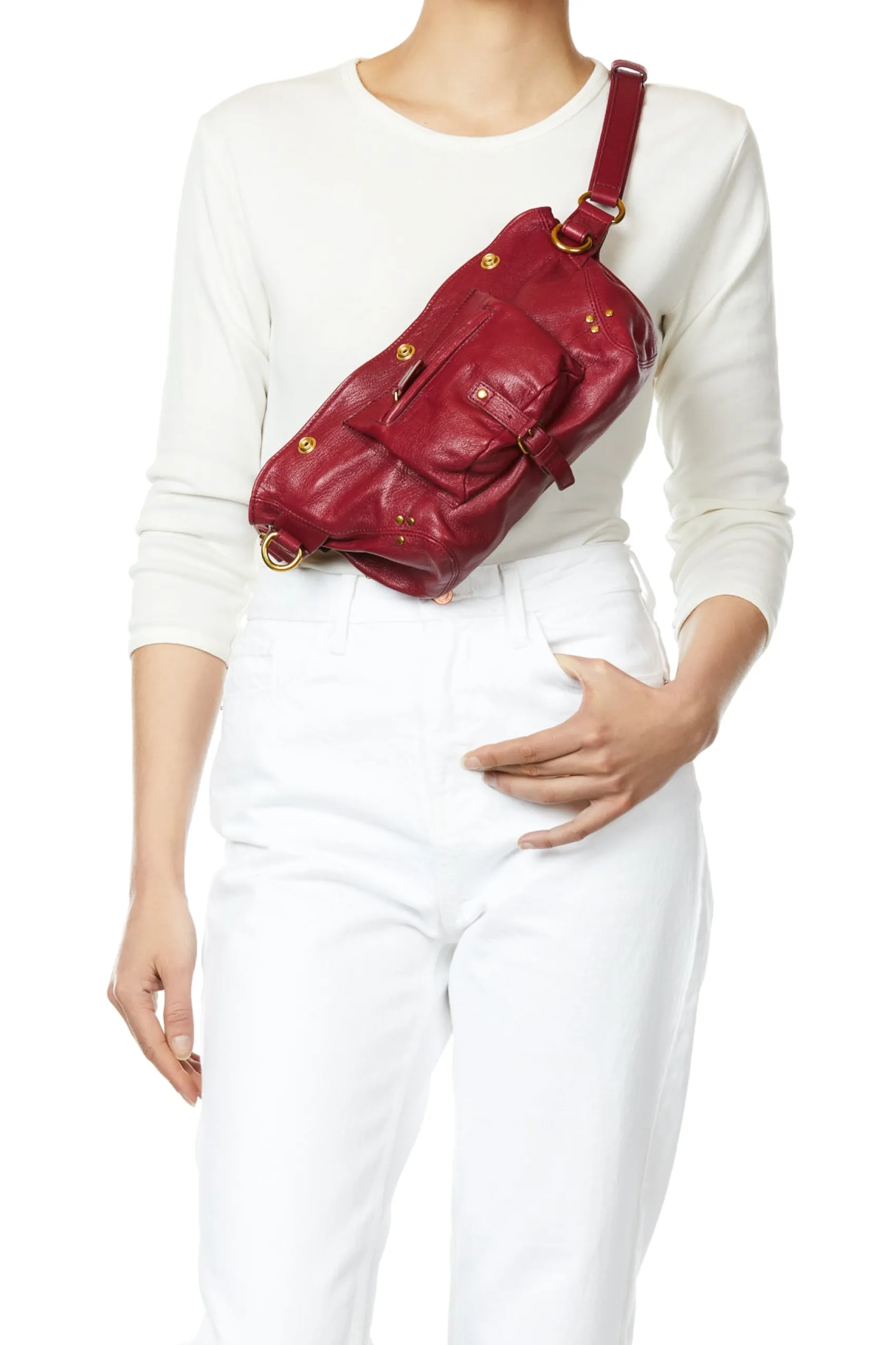 Jérôme Dreyfuss Billy Banane RubyGoatskin Outlet