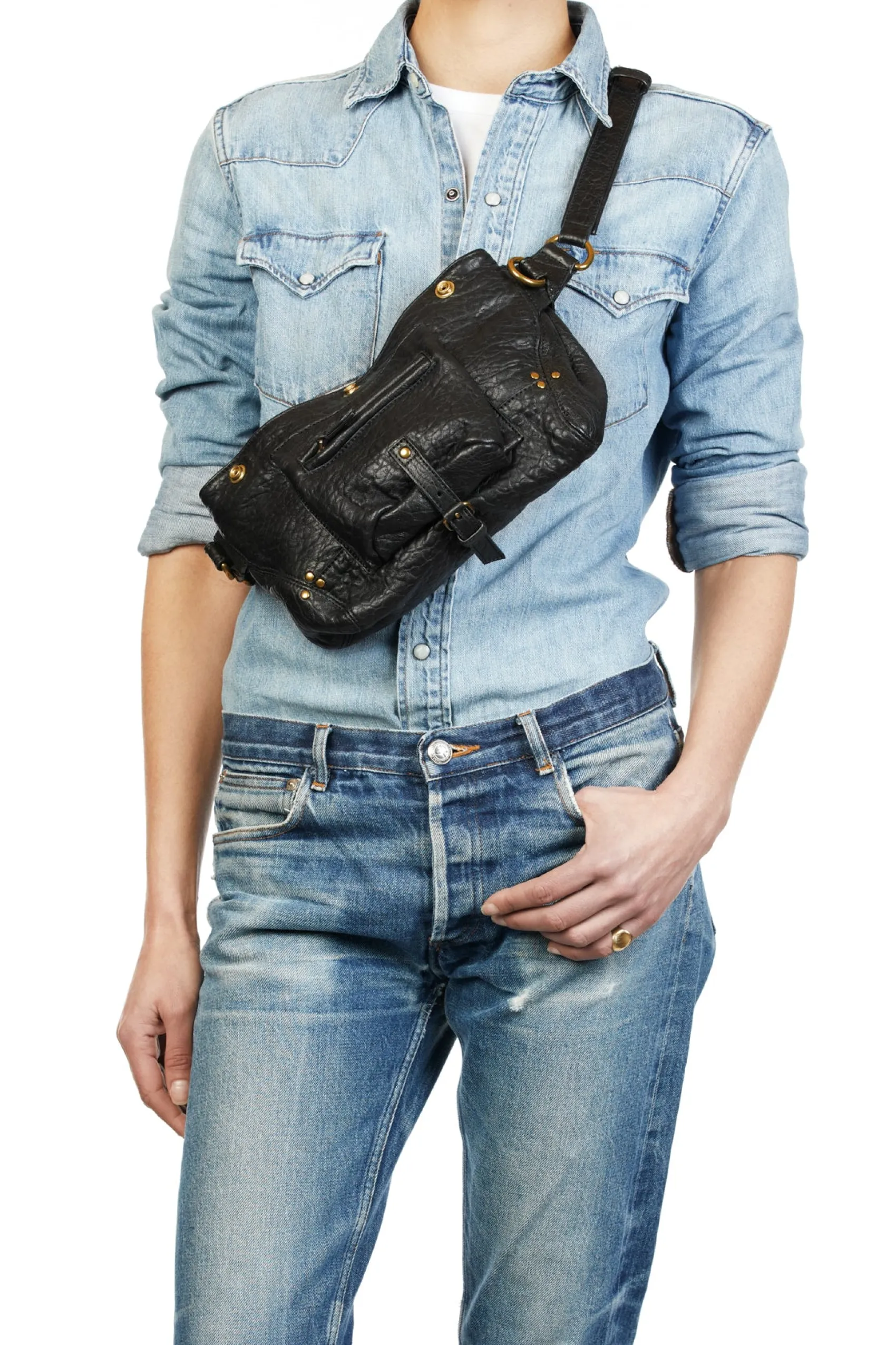 Jérôme Dreyfuss Billy Banane BubbleNoirLambskin Shop