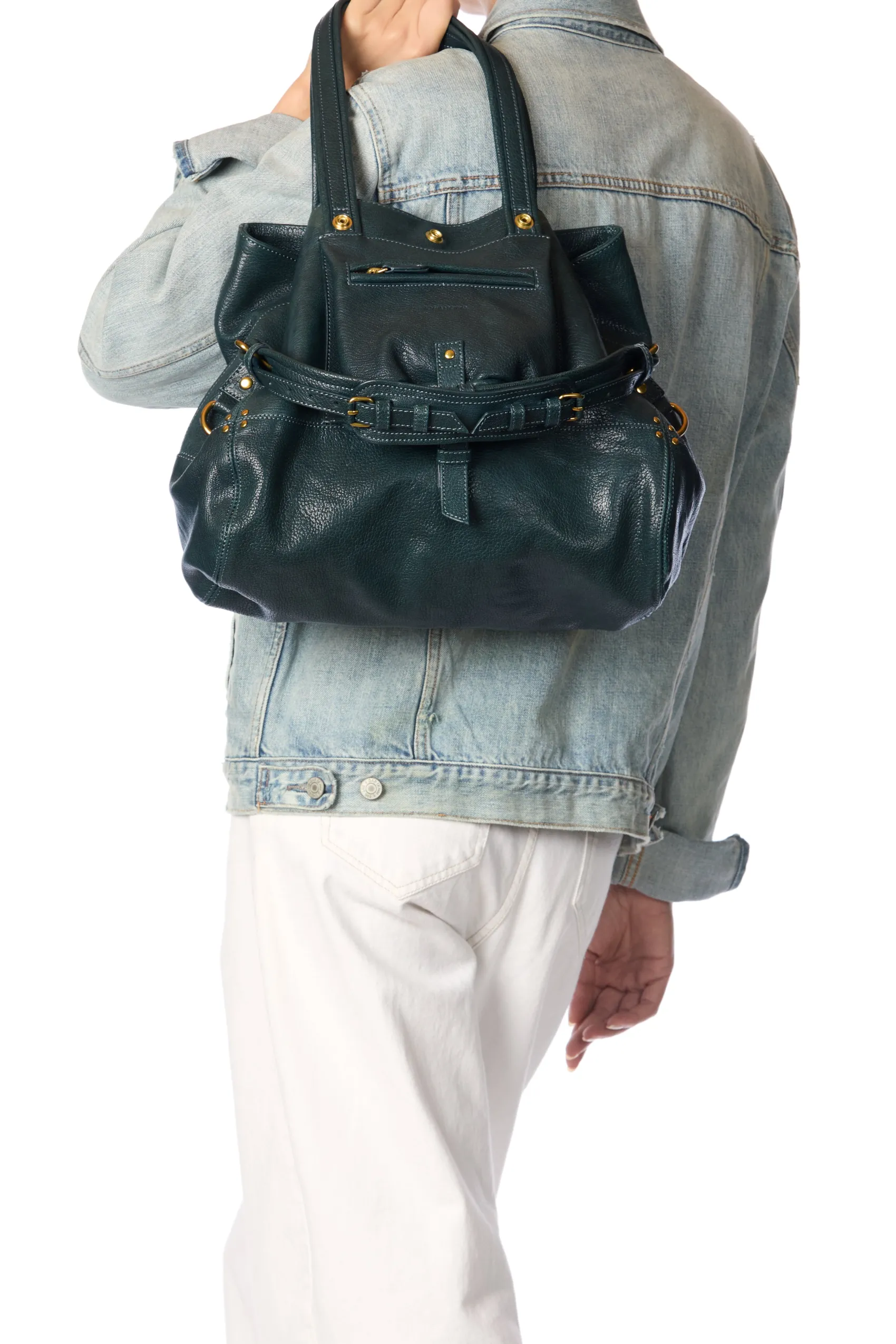 Jérôme Dreyfuss Billy M PetrolGoatskin Sale