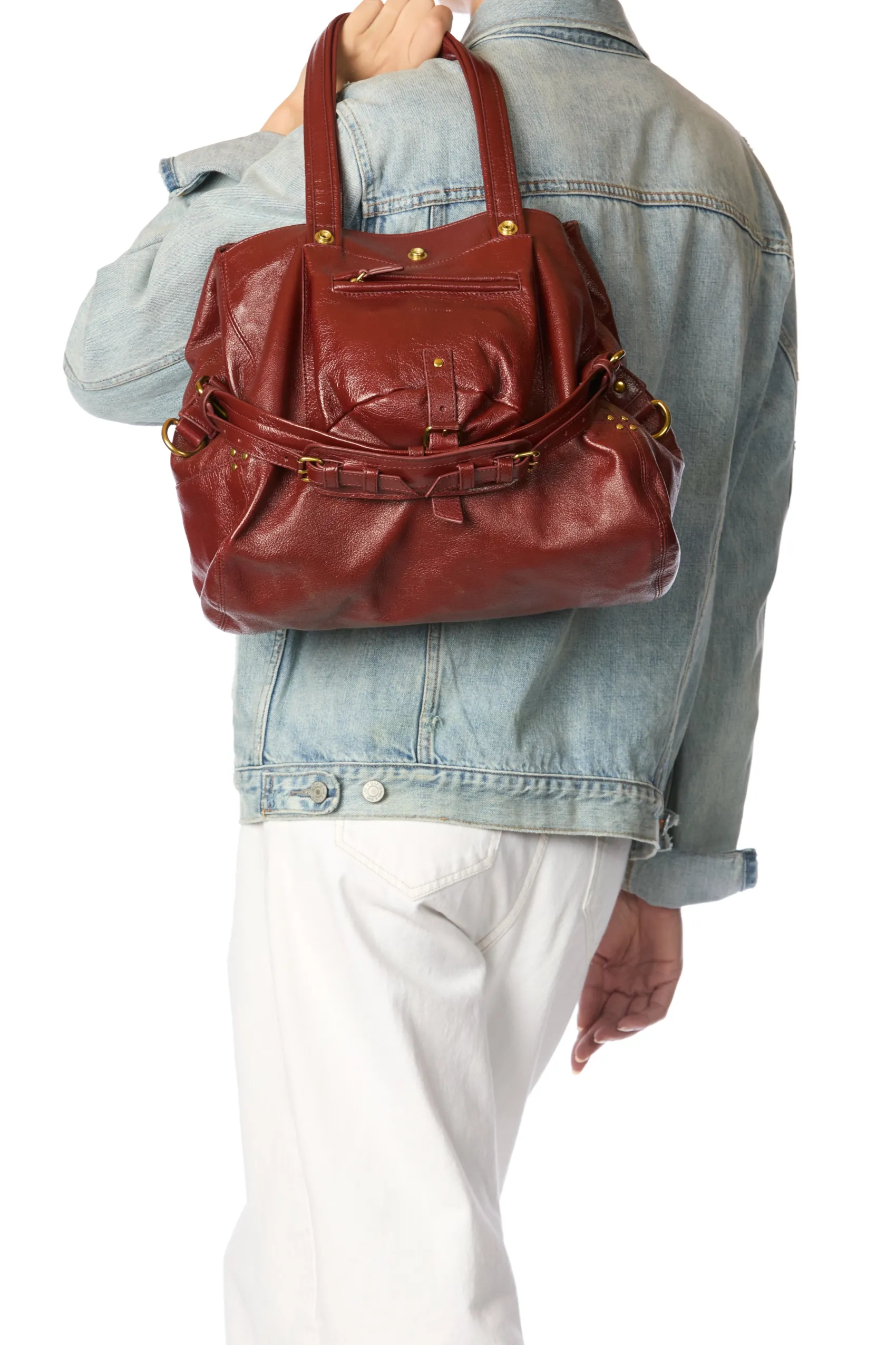 Jérôme Dreyfuss Billy M AcajouBuffaloskin Store