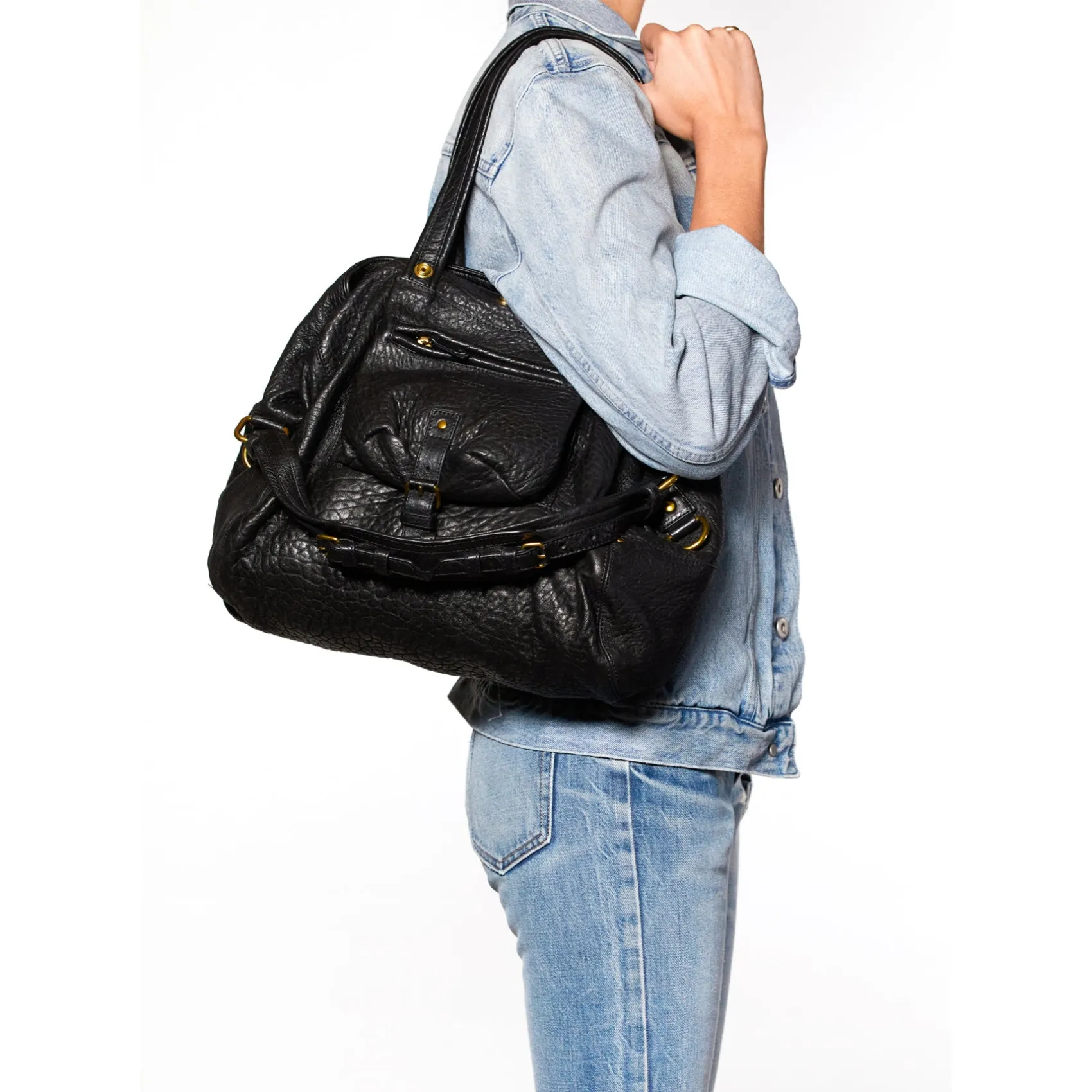 Jérôme Dreyfuss Billy M AgneauNoir Fashion