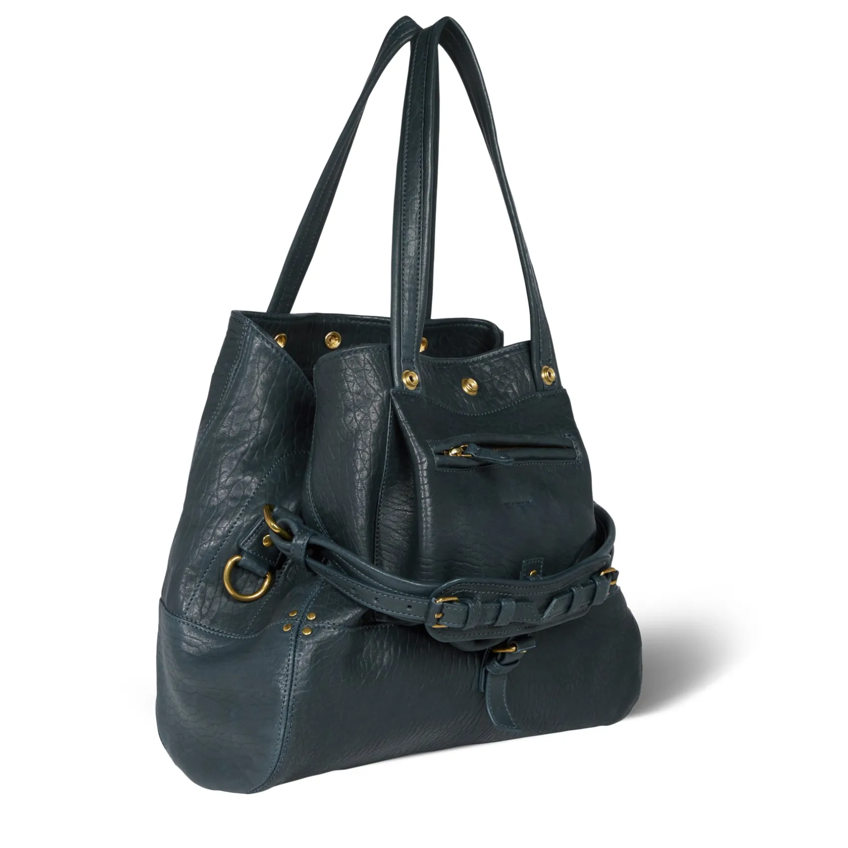 Jérôme Dreyfuss Billy M BubblePetrolLambskin Outlet