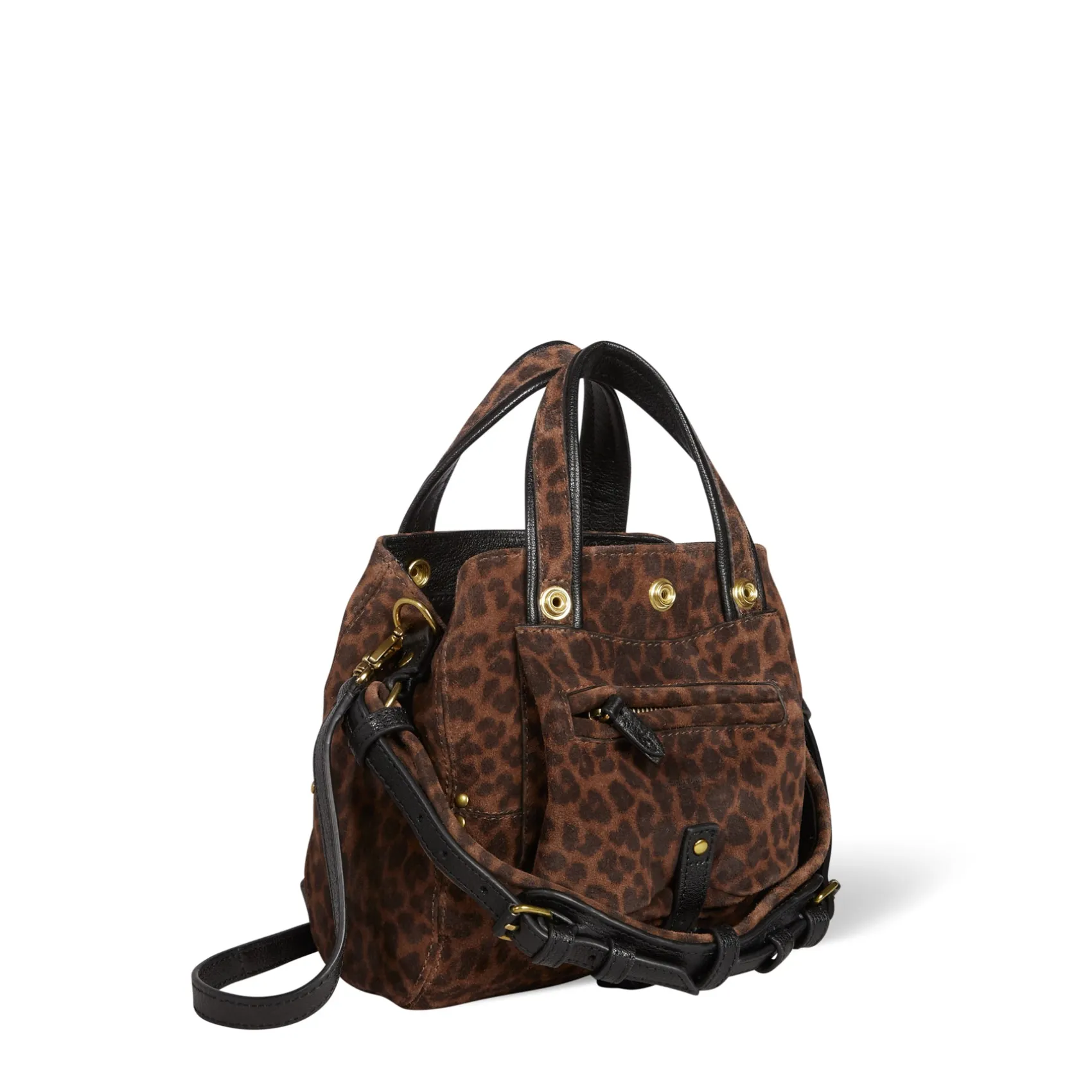 Jérôme Dreyfuss Billy Nano ImpriméLéopardNaturelSplitSuede Outlet