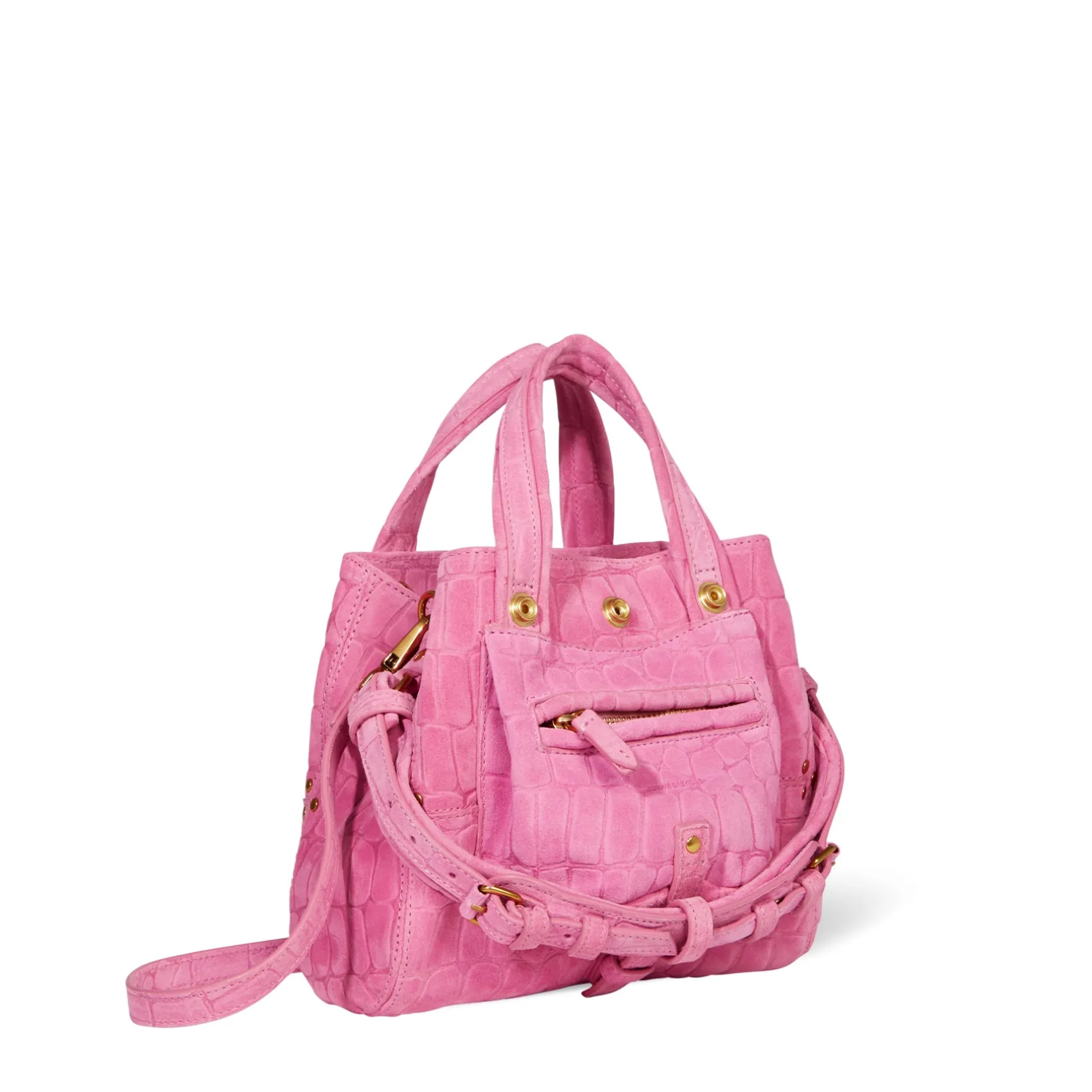 Jérôme Dreyfuss Billy Nano ImpriméCrocoMalabarSplitSuede Online