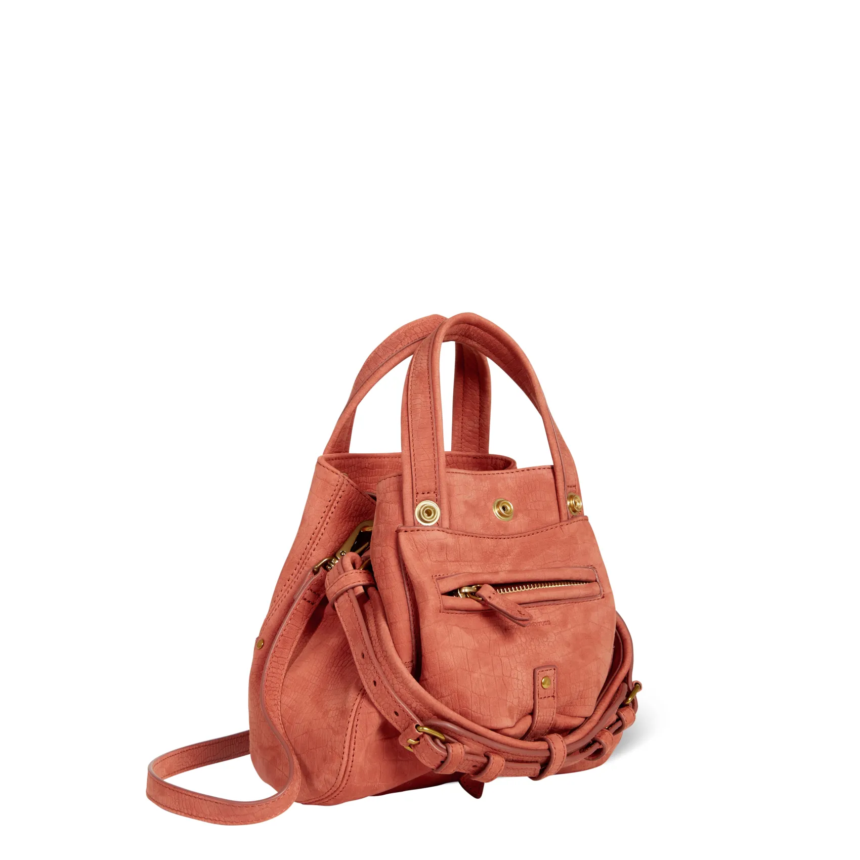 Jérôme Dreyfuss Billy Nano ImpriméCrocoTerracottataurillon Best Sale