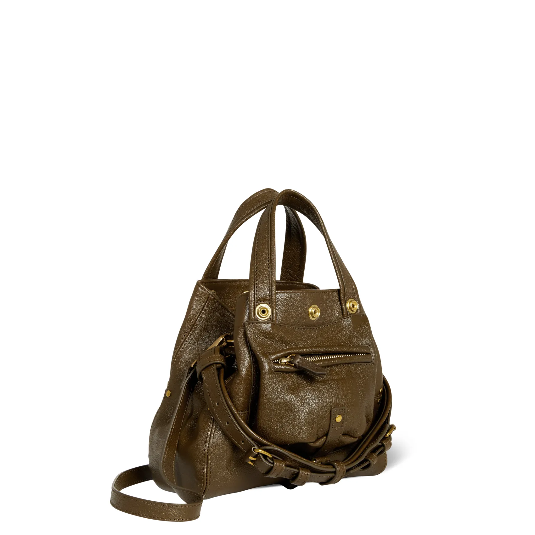 Jérôme Dreyfuss Billy Nano KakiBuffaloskin Fashion