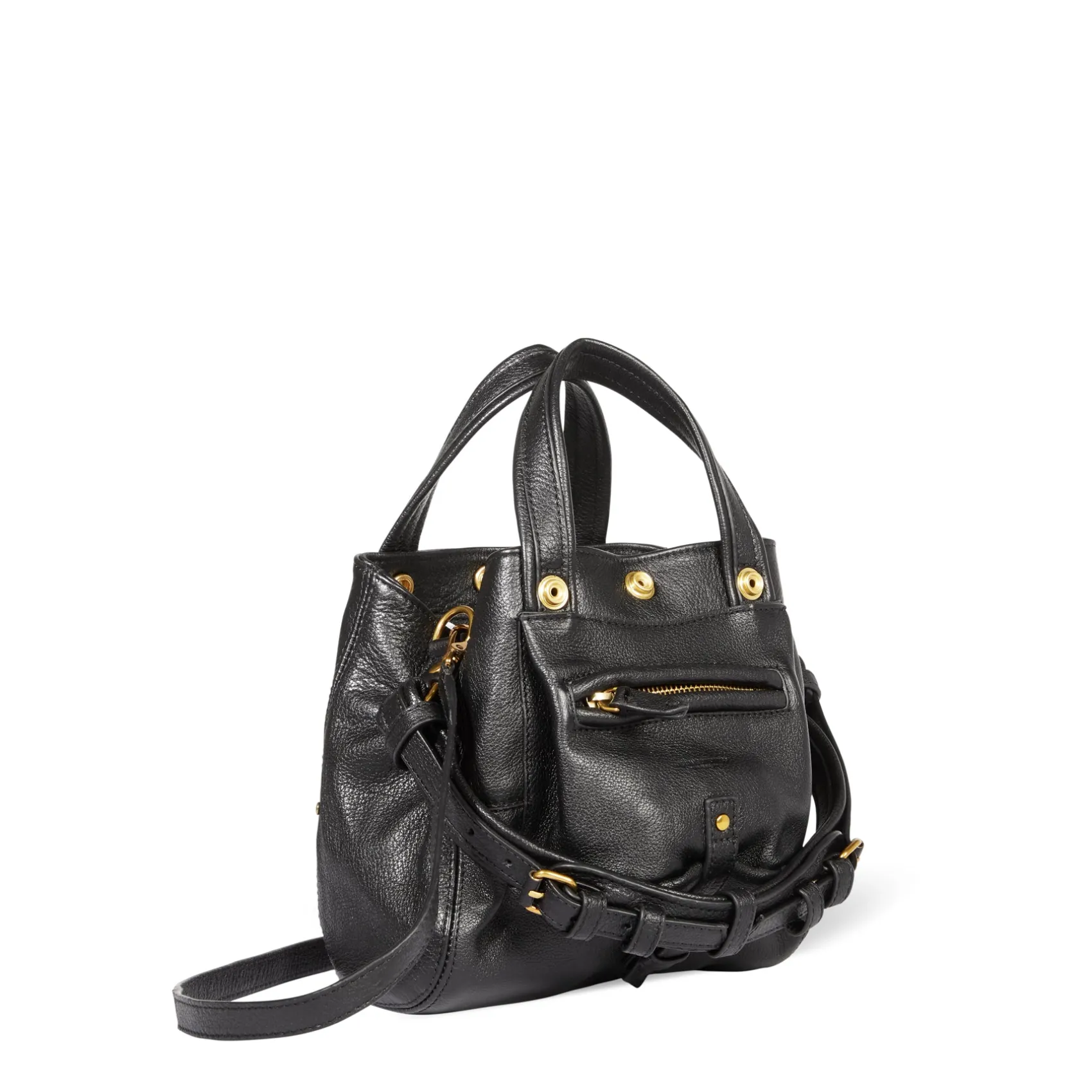 Jérôme Dreyfuss Billy Nano NoirBrassBuffaloskin Store