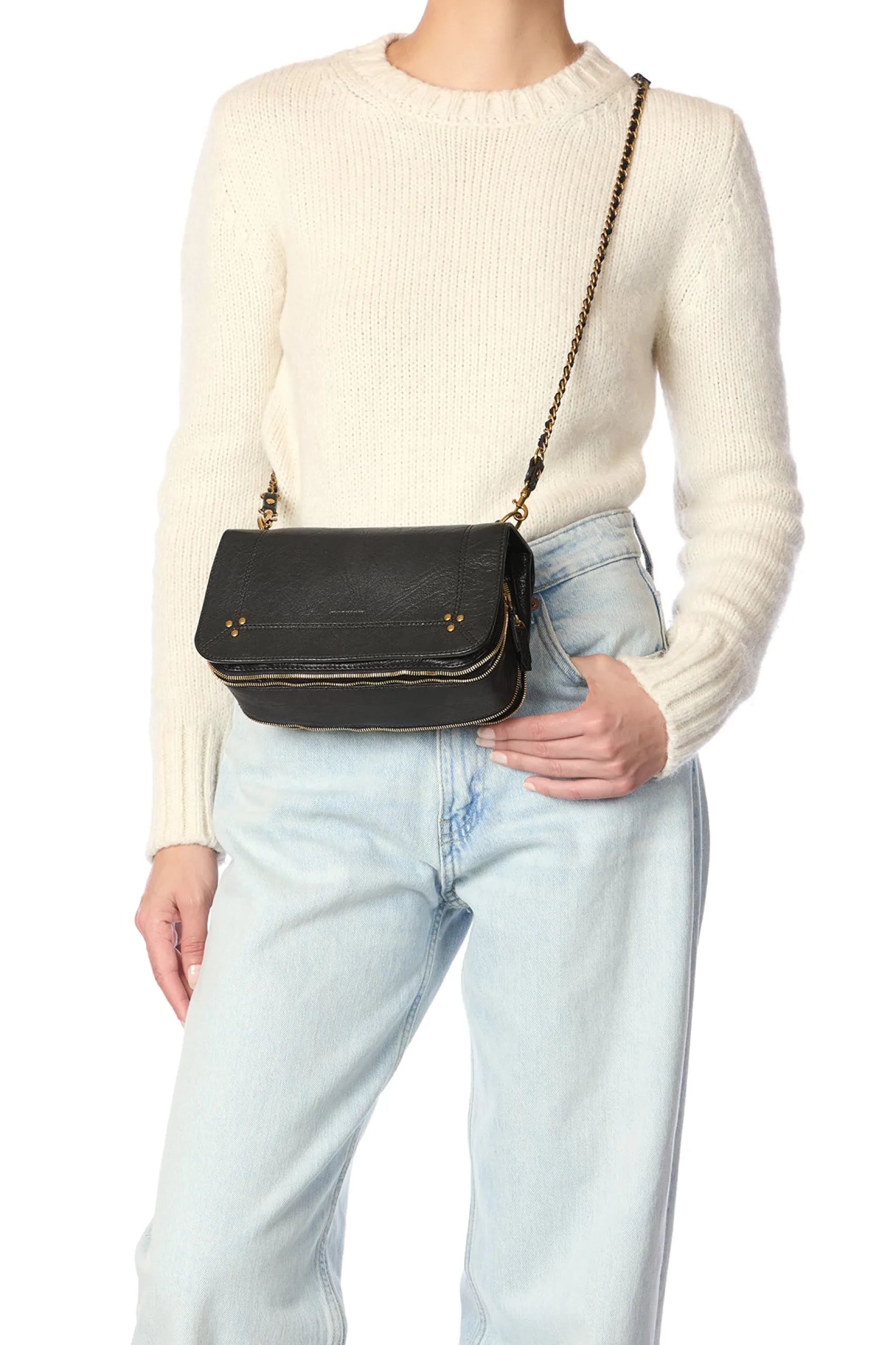 Jérôme Dreyfuss Bobi NoirGoatskin Discount