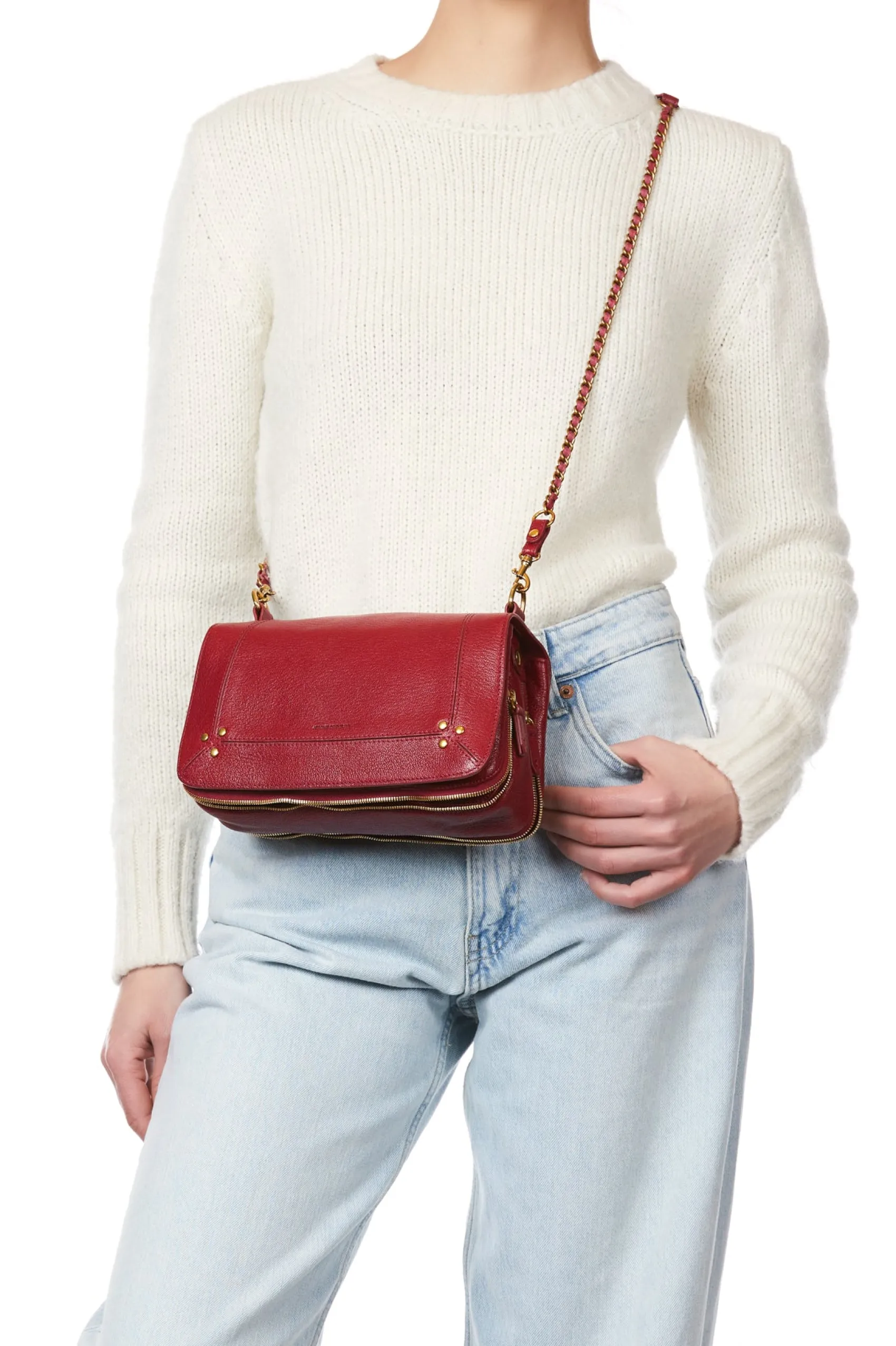 Jérôme Dreyfuss Bobi RubyGoatskin Best Sale