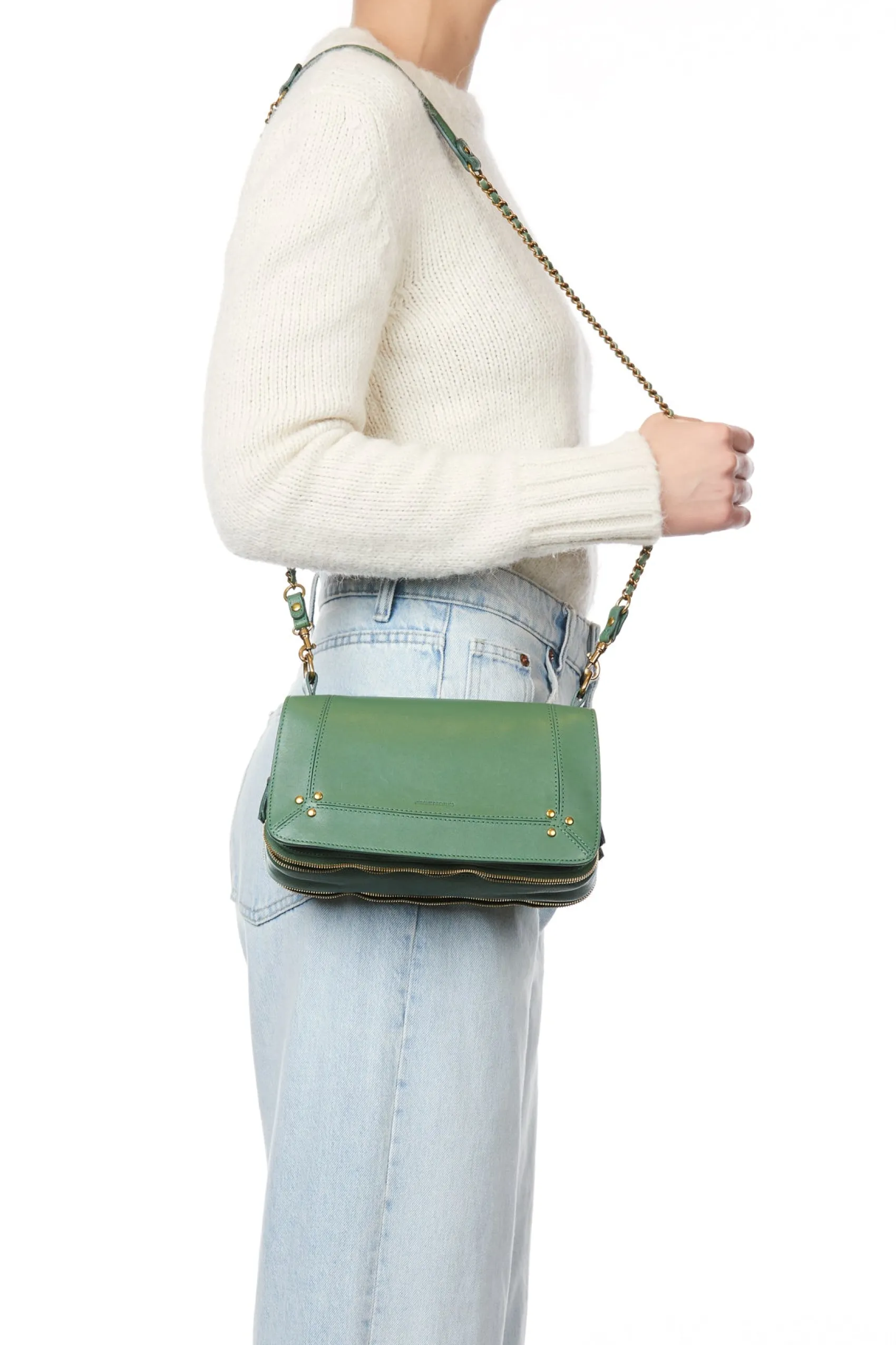 Jérôme Dreyfuss Bobi CeladonLambskin Online