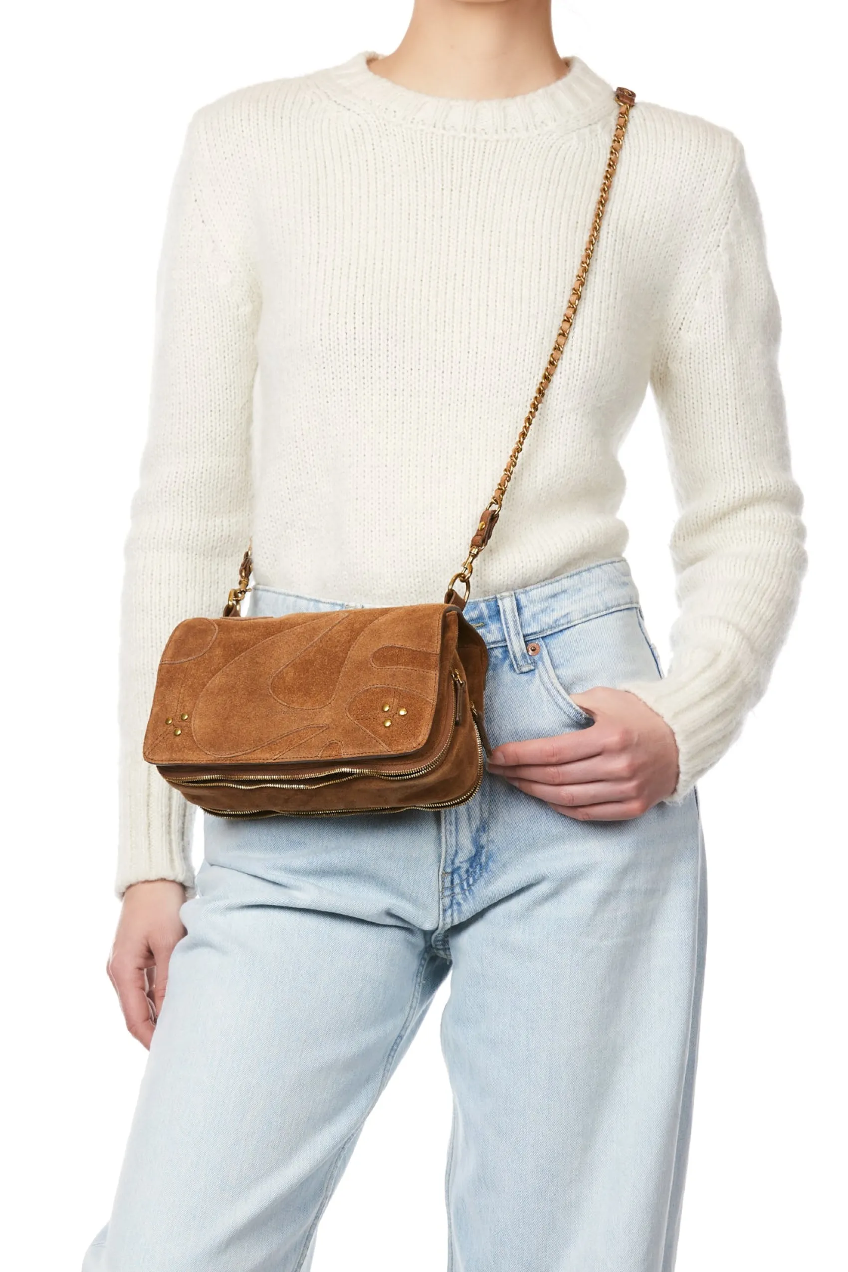 Jérôme Dreyfuss Bobi JapanTabacSplitSuede Best Sale