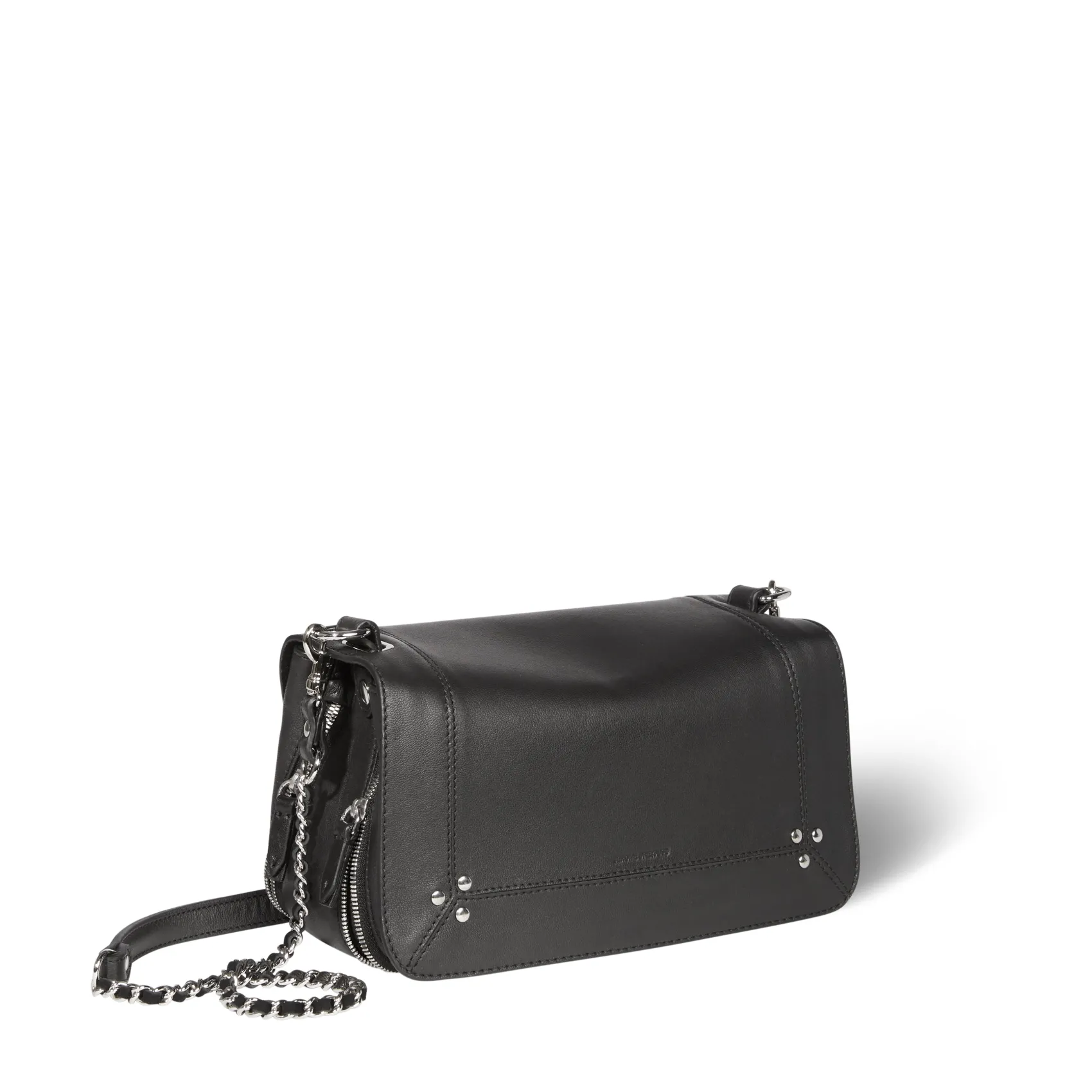 Jérôme Dreyfuss Bobi NoirSilverLambskin Cheap