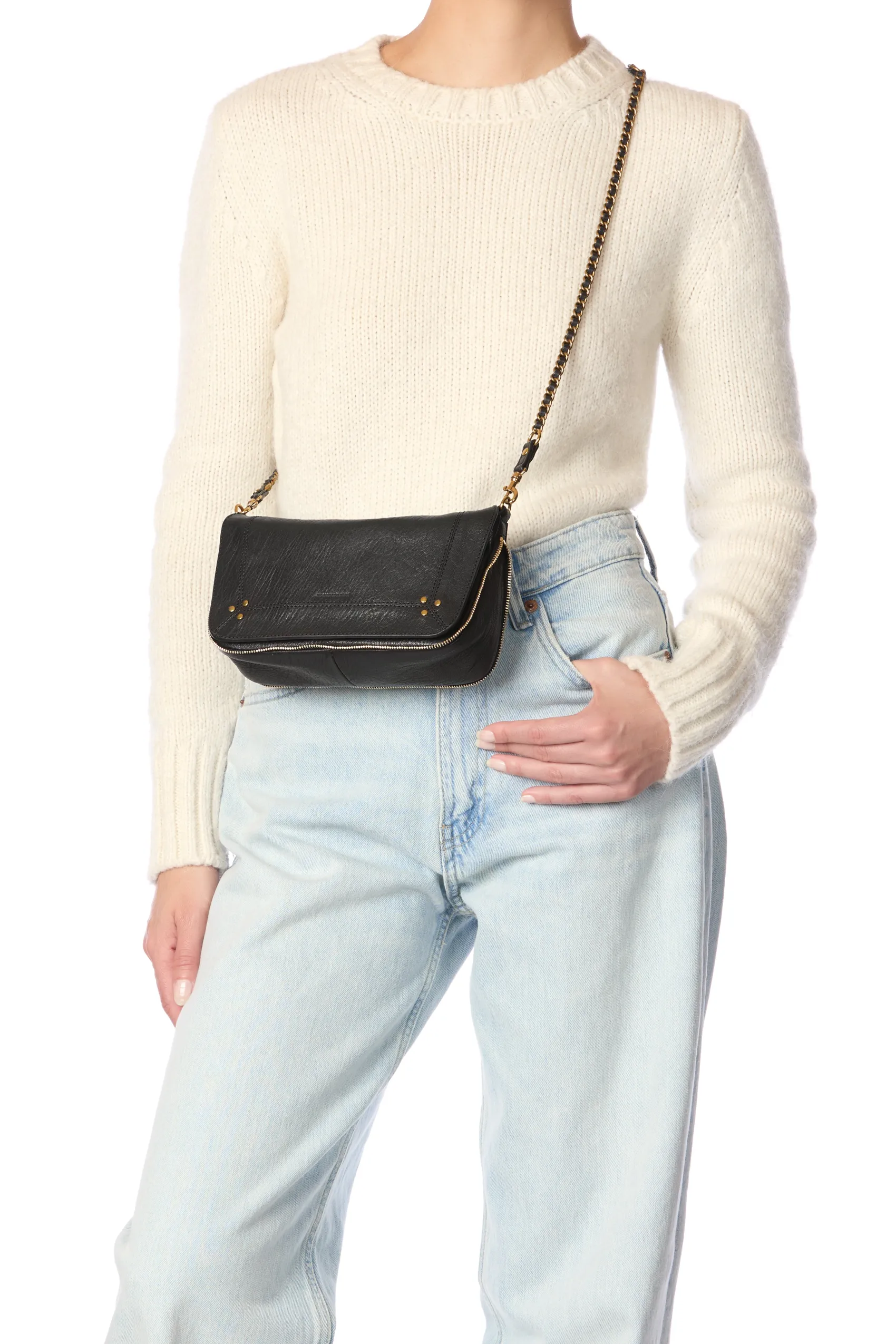 Jérôme Dreyfuss Bobi S NoirGoatskin Clearance