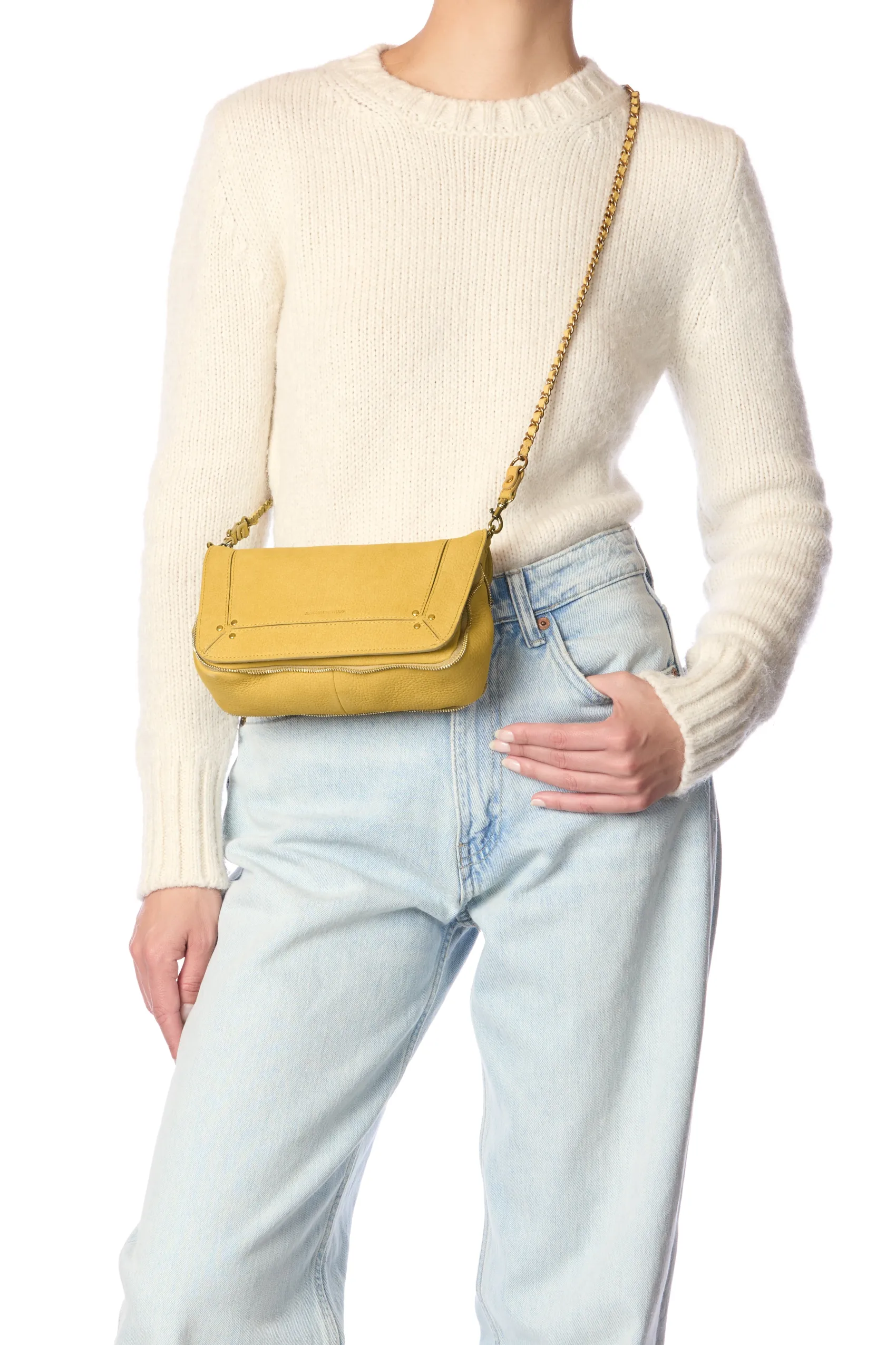 Jérôme Dreyfuss Bobi S NubuckMimosaCowskin New