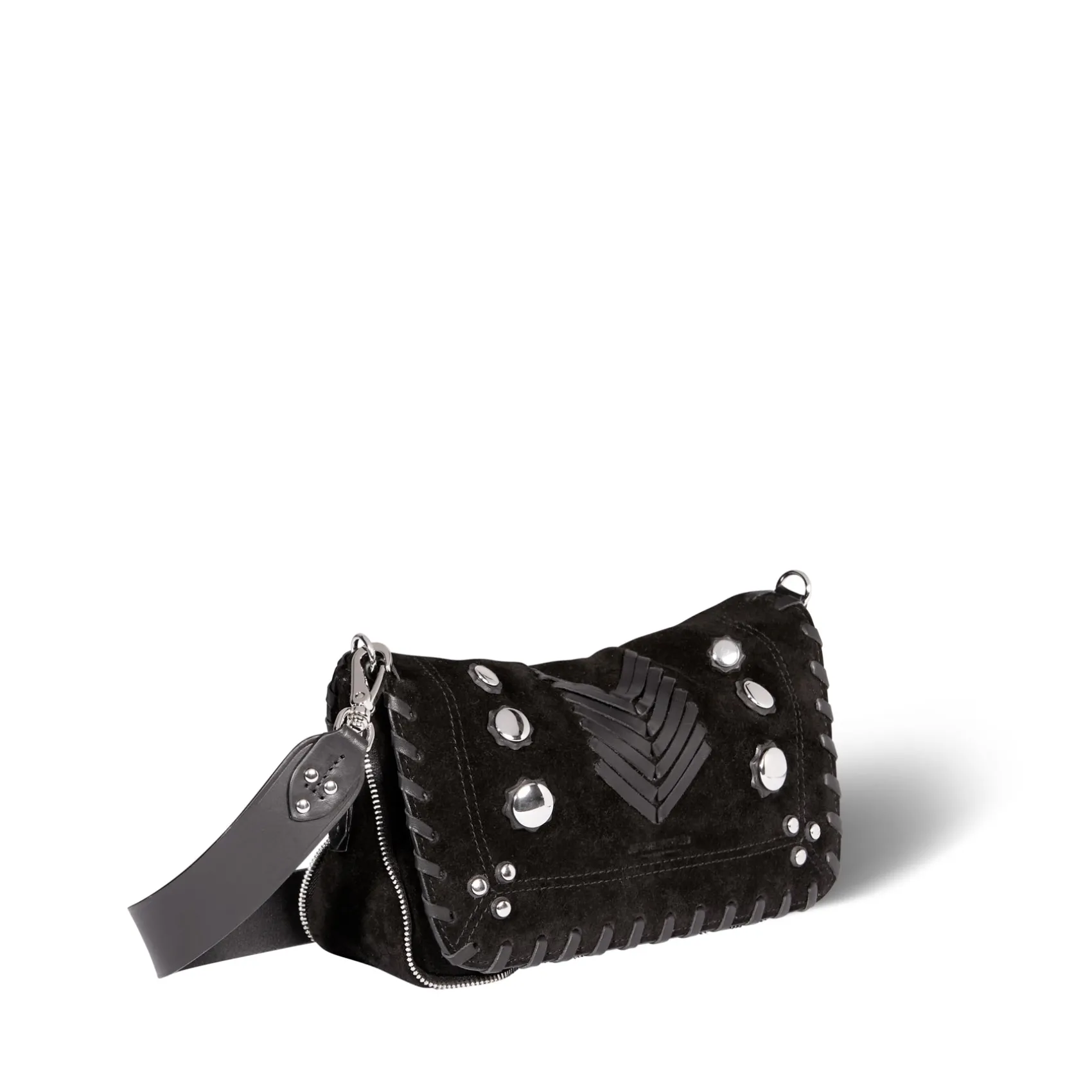 Jérôme Dreyfuss Bobi S GauchoNoirSplitSuede Sale