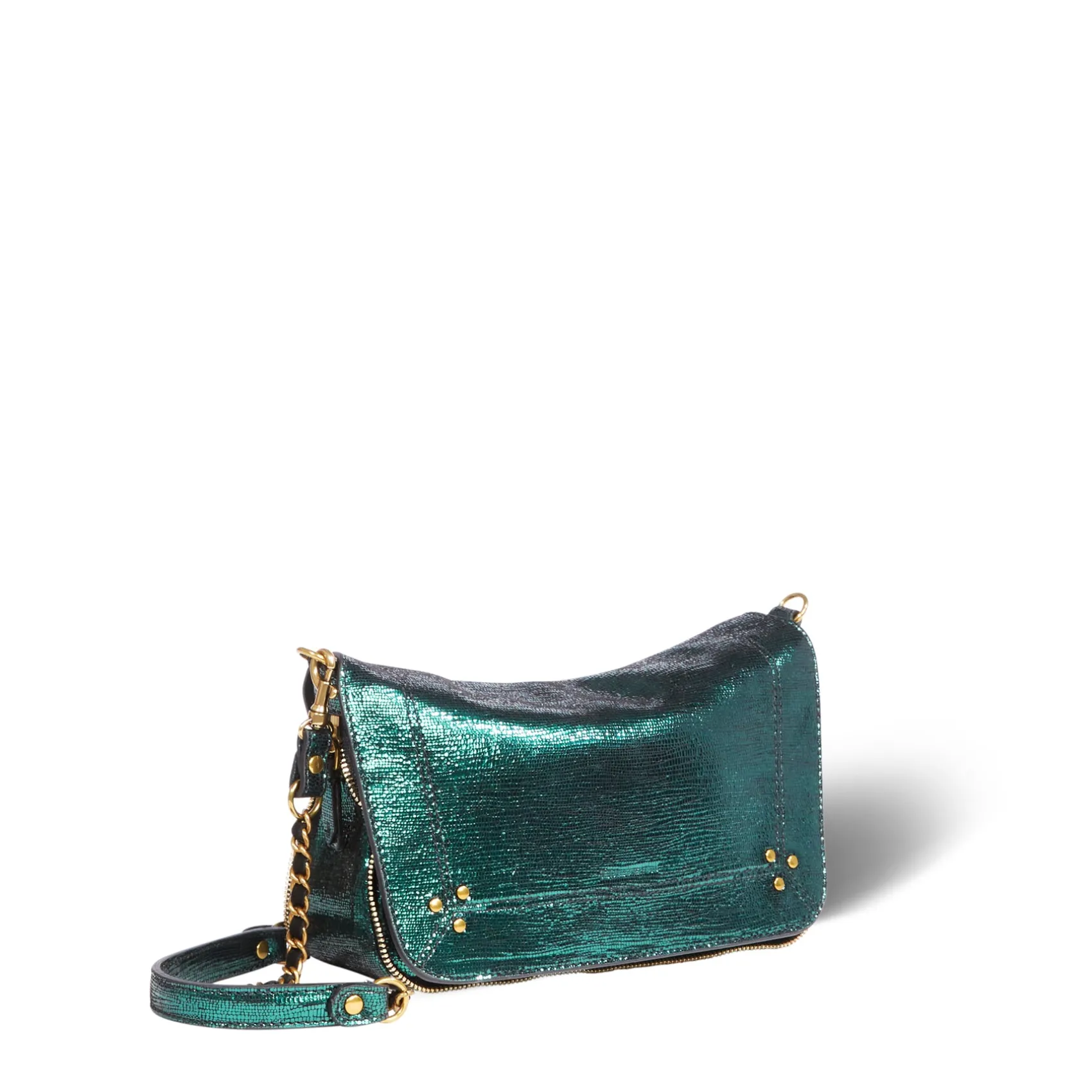 Jérôme Dreyfuss Bobi S LaméVertGoatskin Cheap