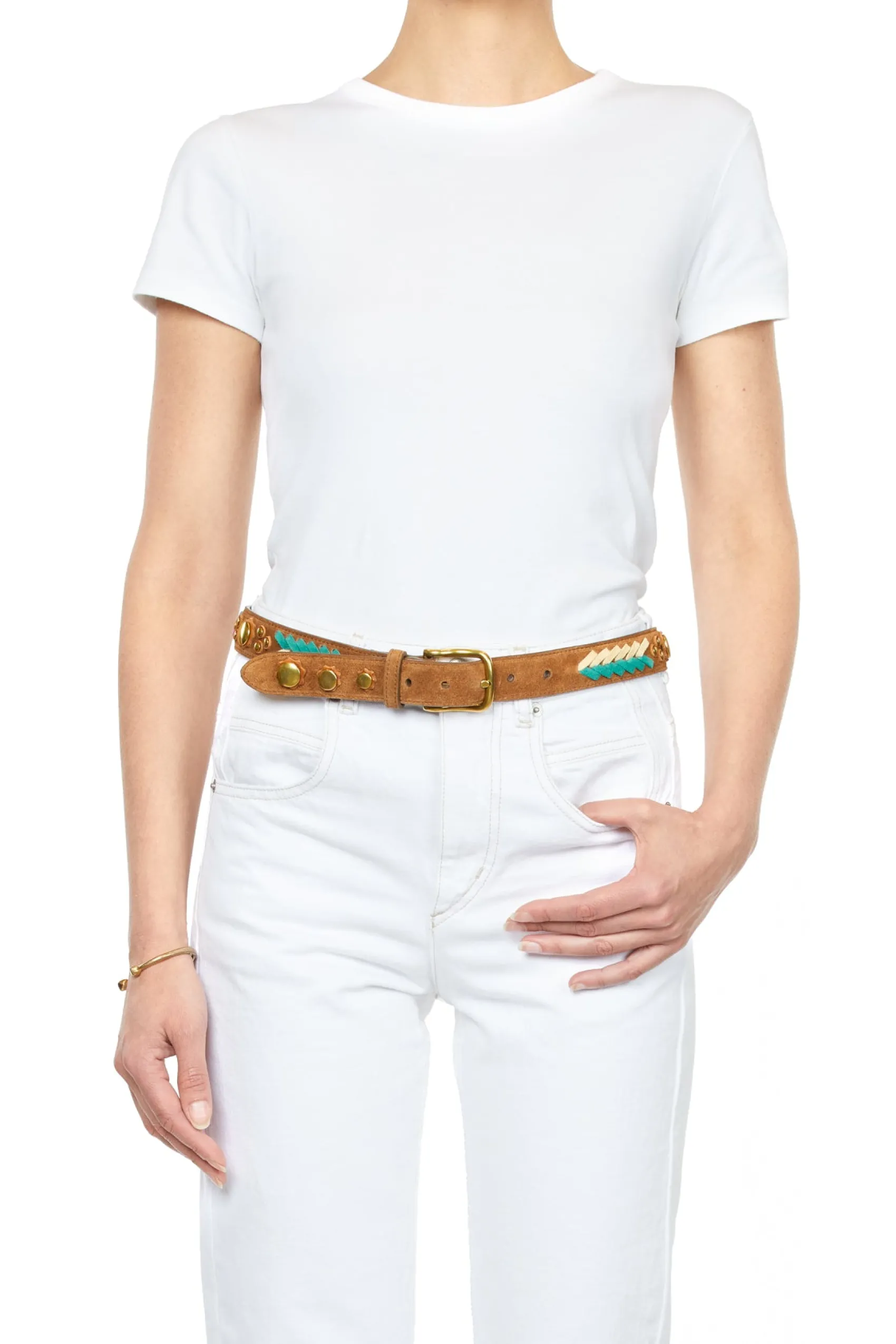 Jérôme Dreyfuss Ceinture Gaucho GauchoTabacSplitSuede Hot