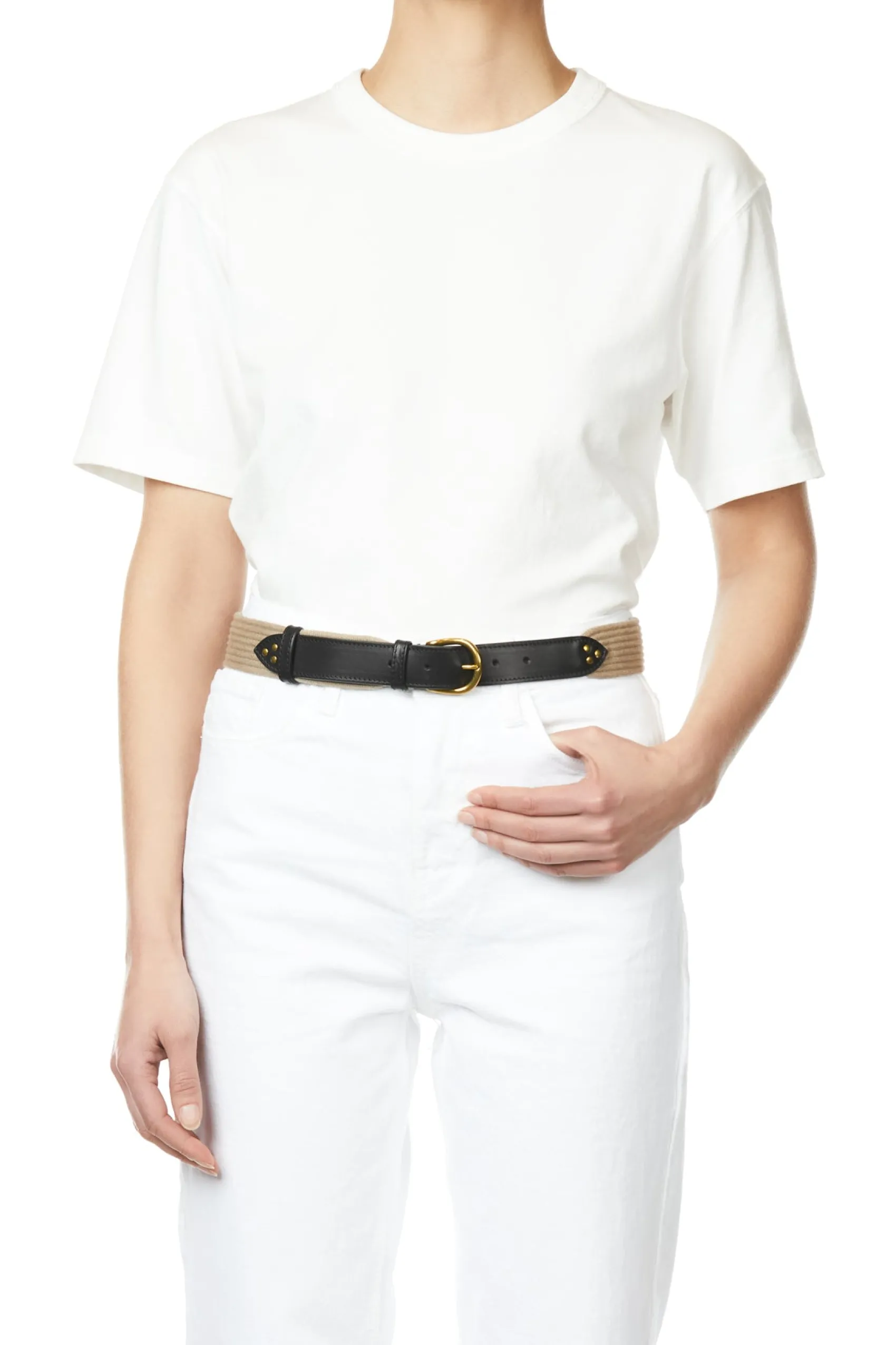 Jérôme Dreyfuss Ceinture sangle large NaturelleCowskin Fashion