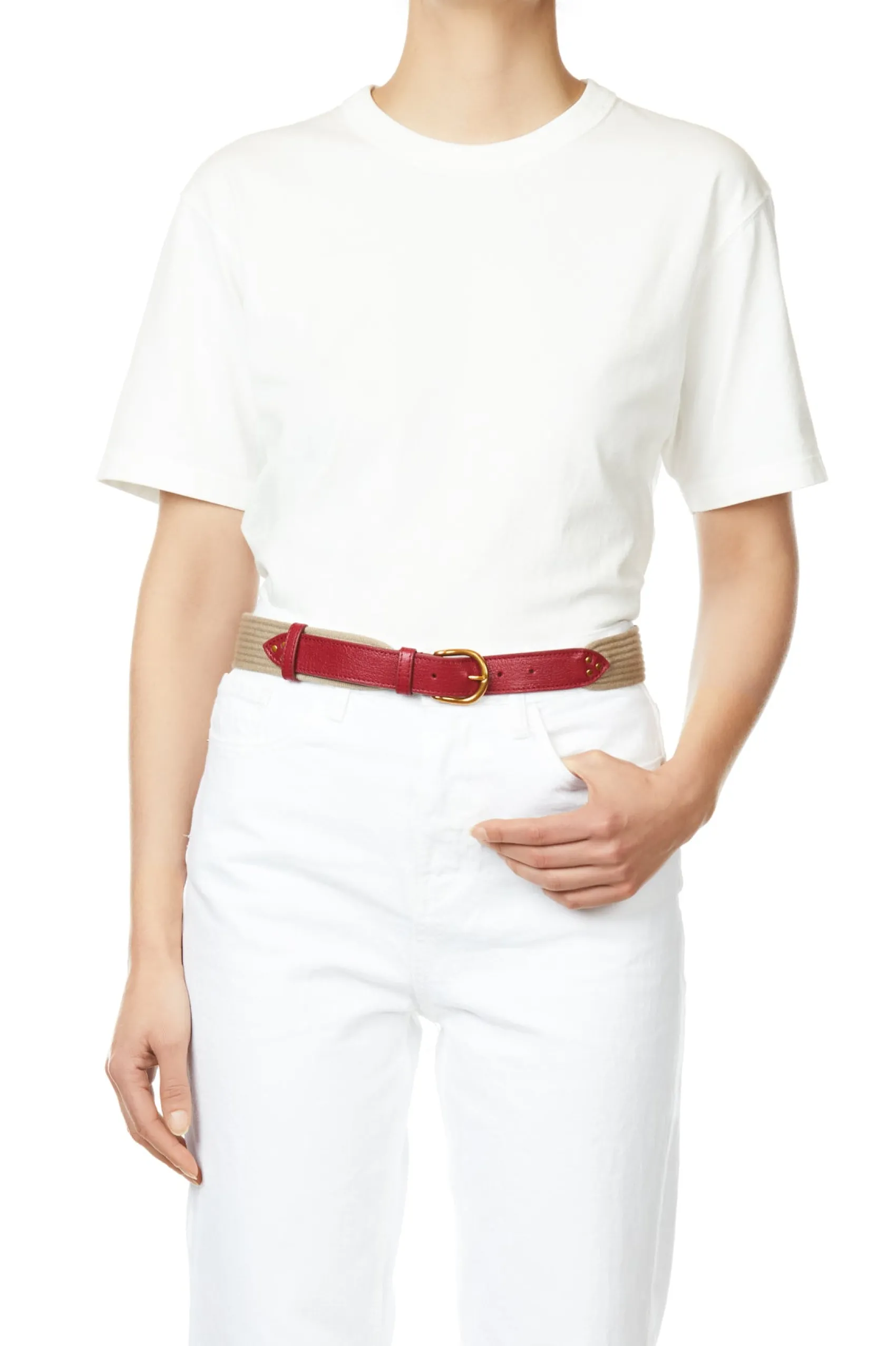 Jérôme Dreyfuss Ceinture sangle large RubyGoatskin Store