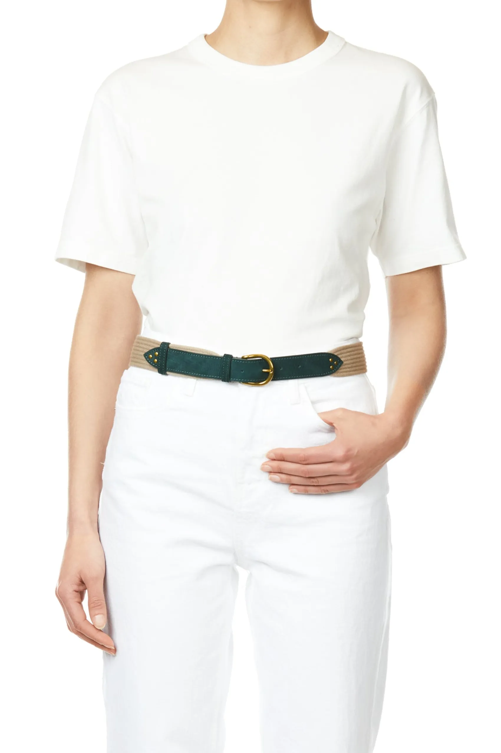 Jérôme Dreyfuss Ceinture sangle large ImpriméCrocoCanardTaurillon Outlet