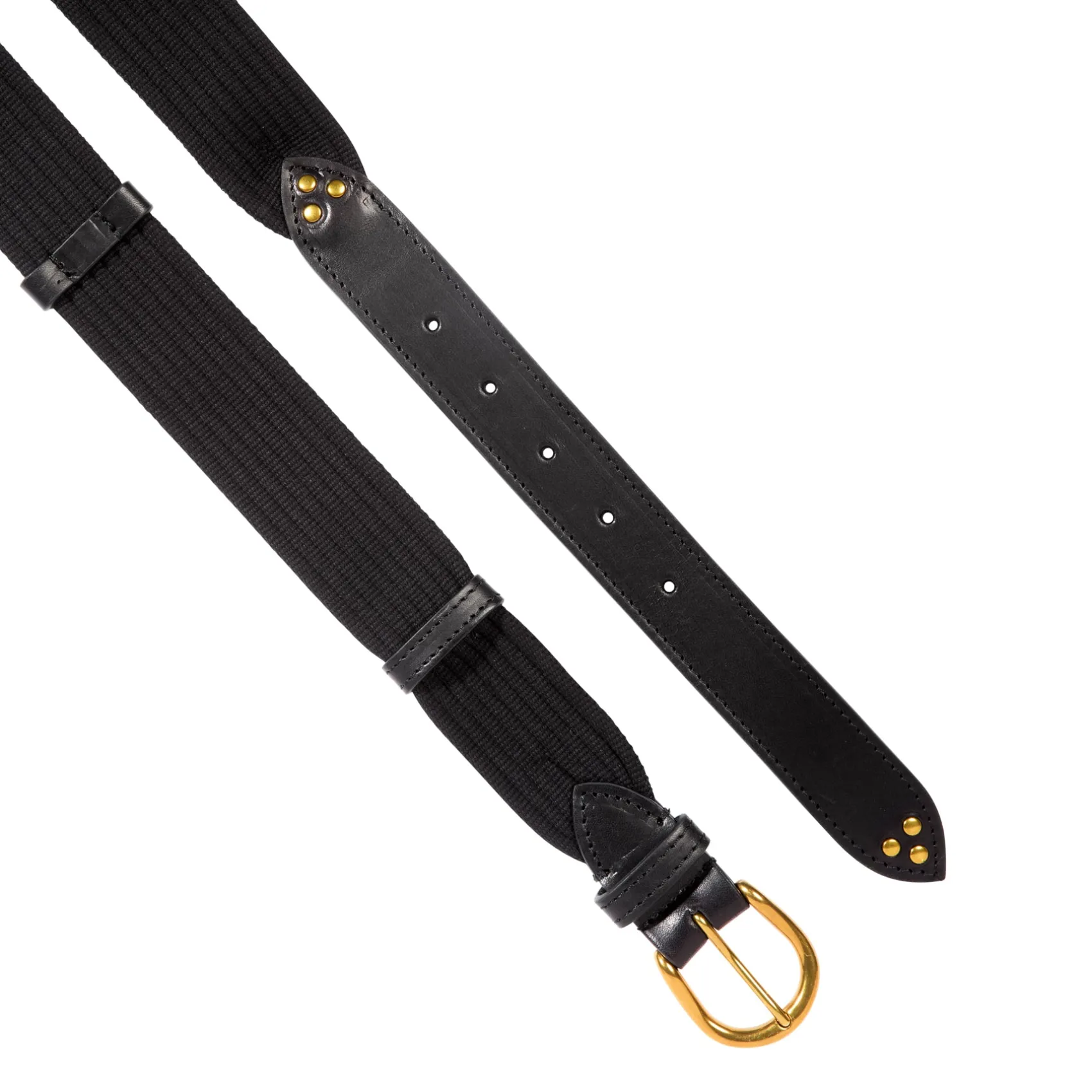 Jérôme Dreyfuss Ceinture sangle large NoirBrassCowskin Shop