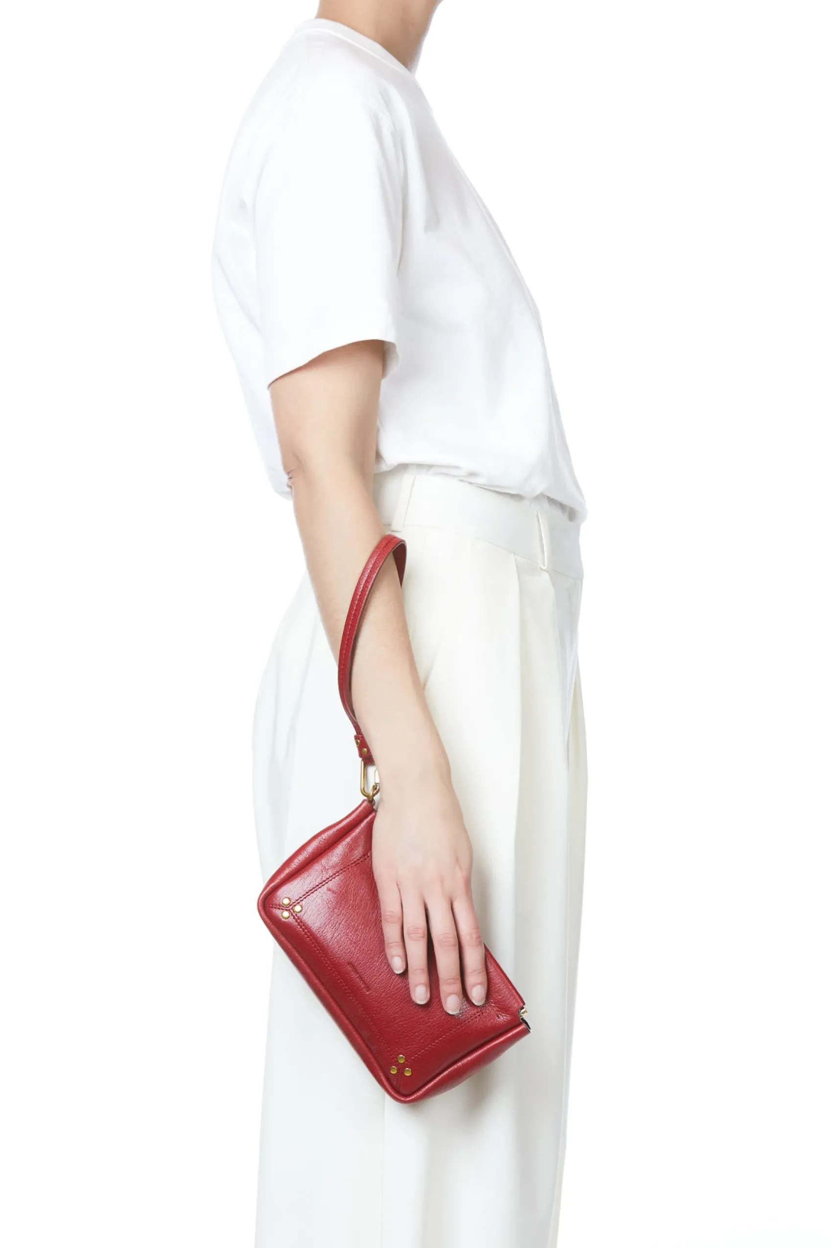 Jérôme Dreyfuss Clap M RubyGoatskin Outlet