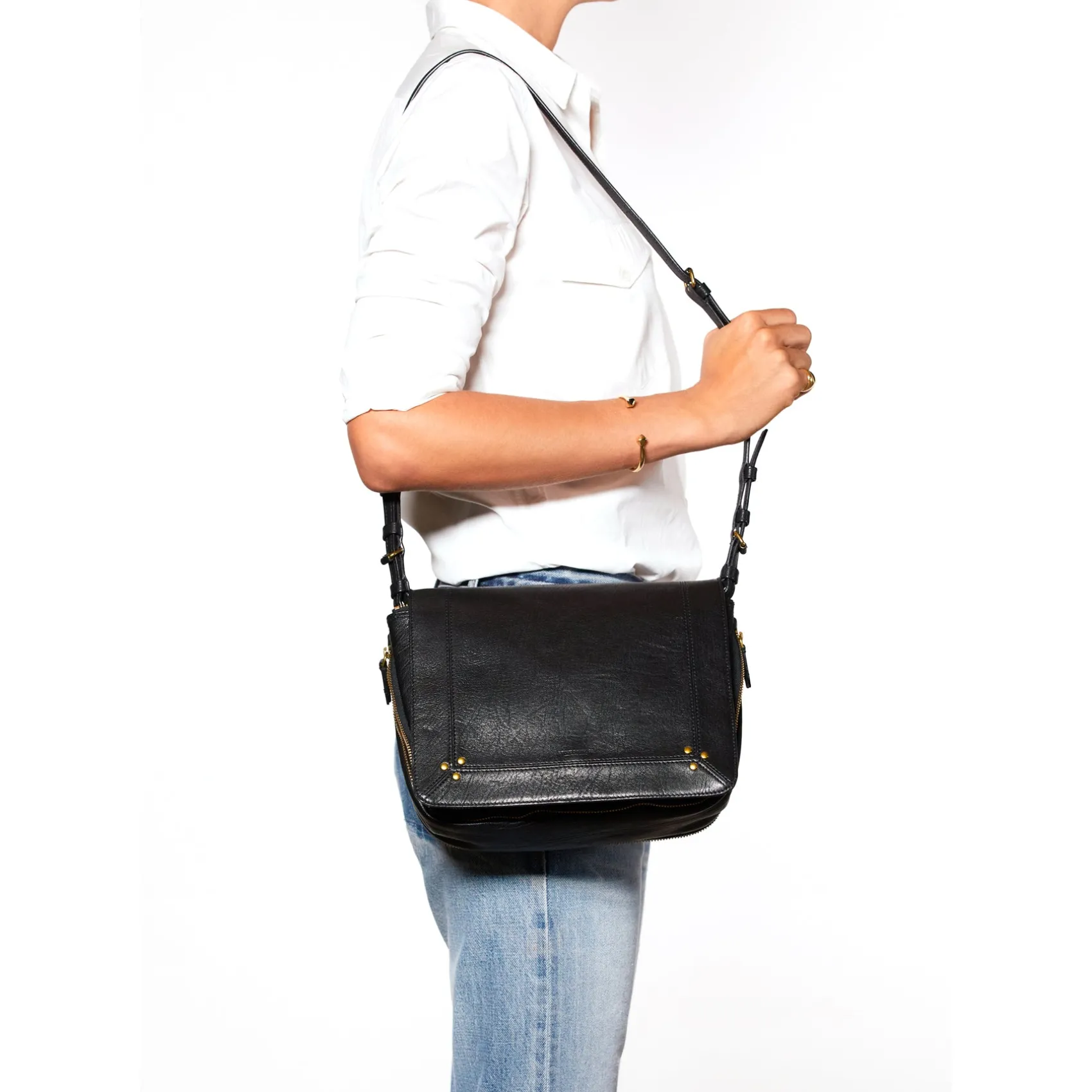 Jérôme Dreyfuss Igor NoirGoatskin Flash Sale