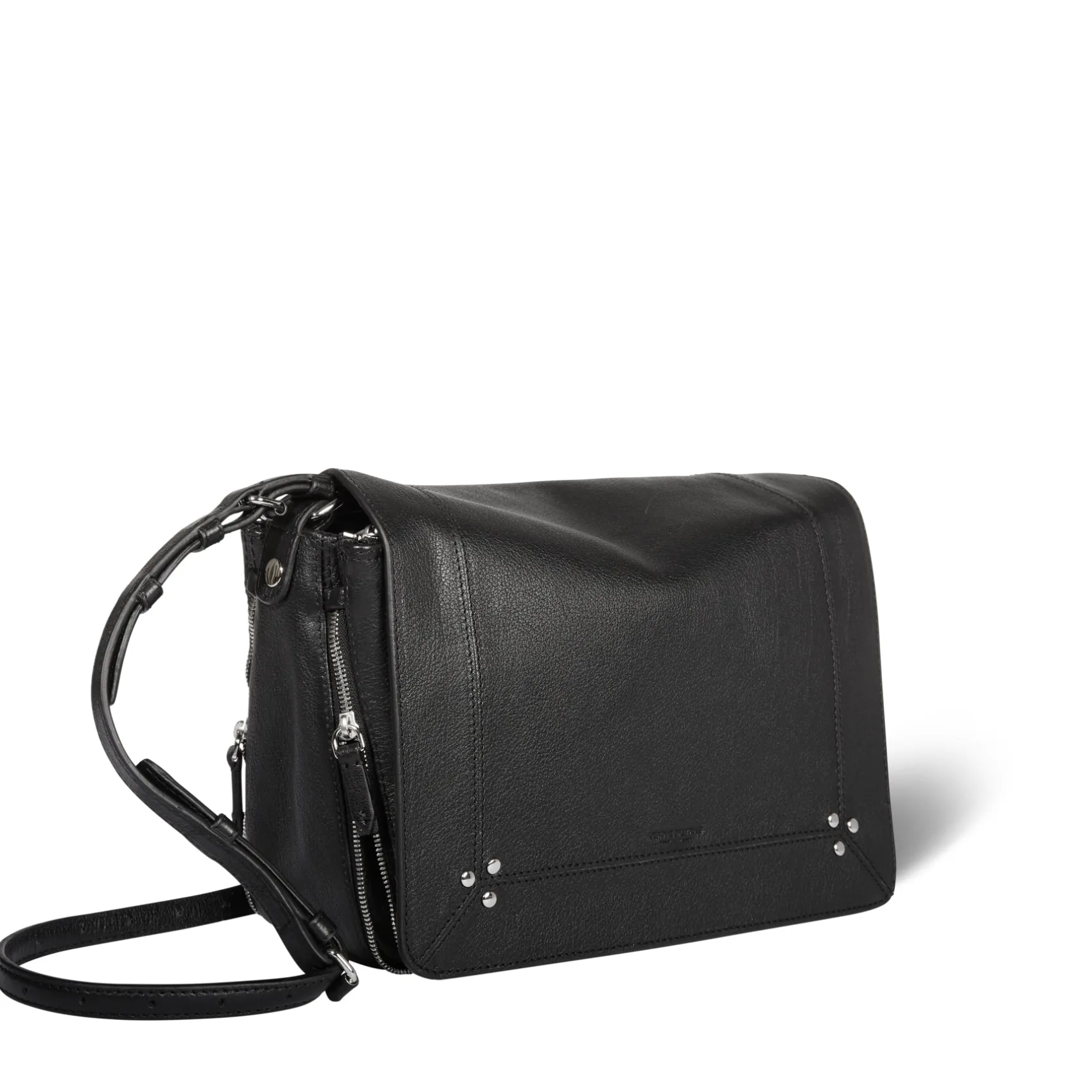 Jérôme Dreyfuss Igor NoirSilverBuffaloskin Sale