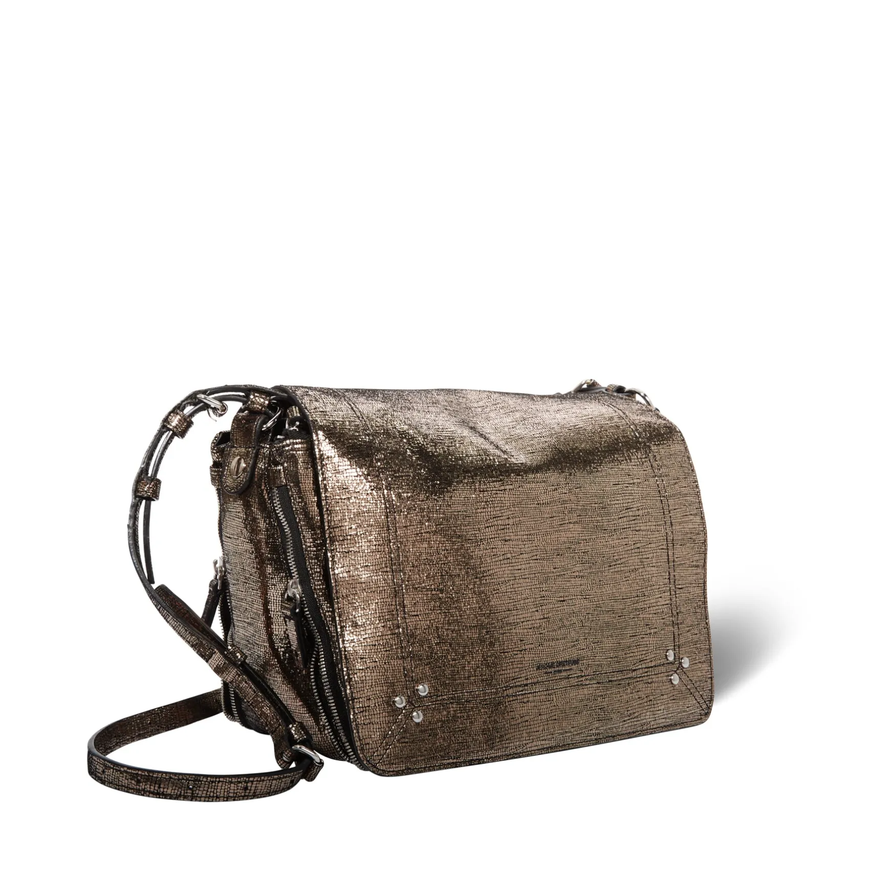 Jérôme Dreyfuss Igor LaméChampagneGoatskin Cheap