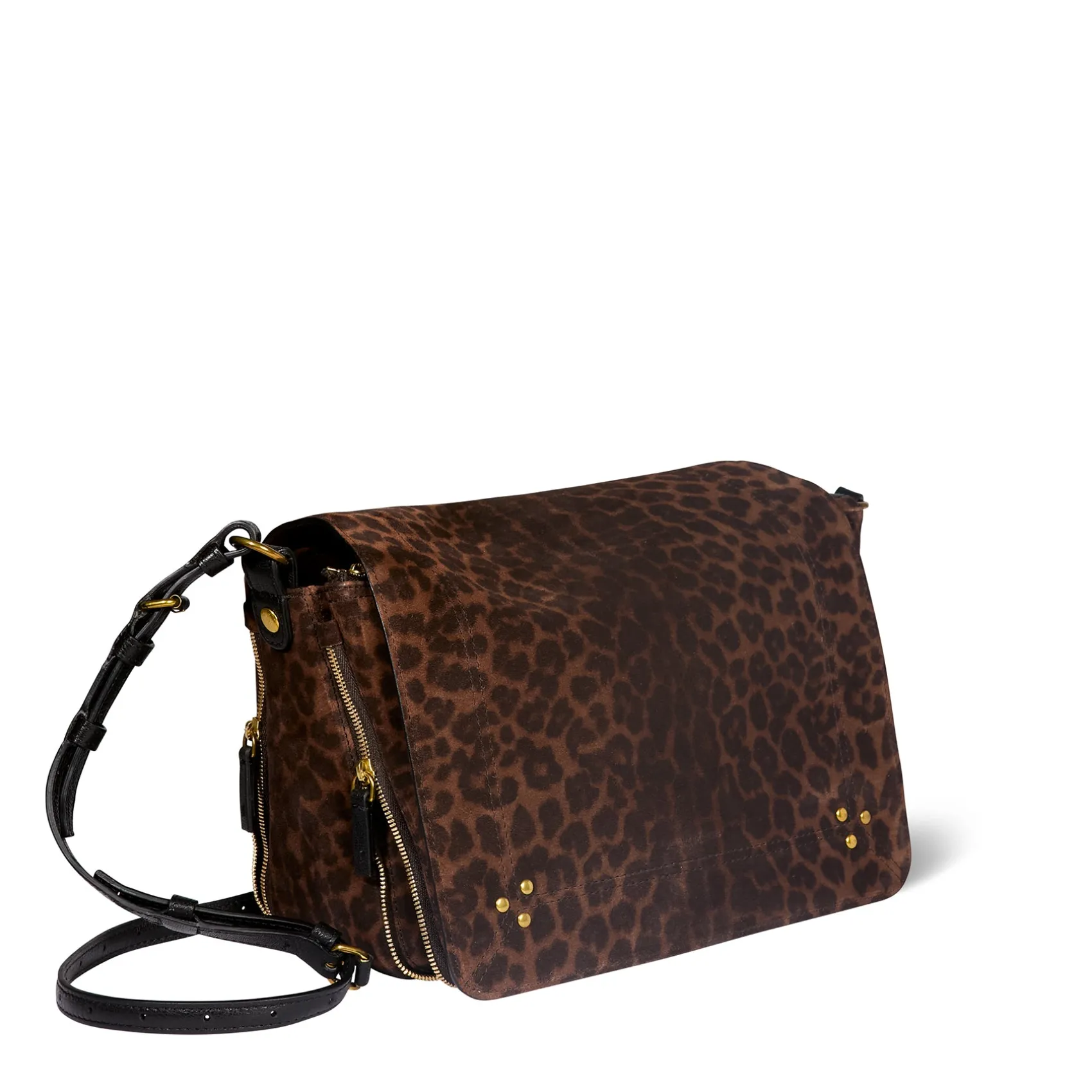 Jérôme Dreyfuss Igor ImpriméLéopardNaturelSplitSuede Cheap