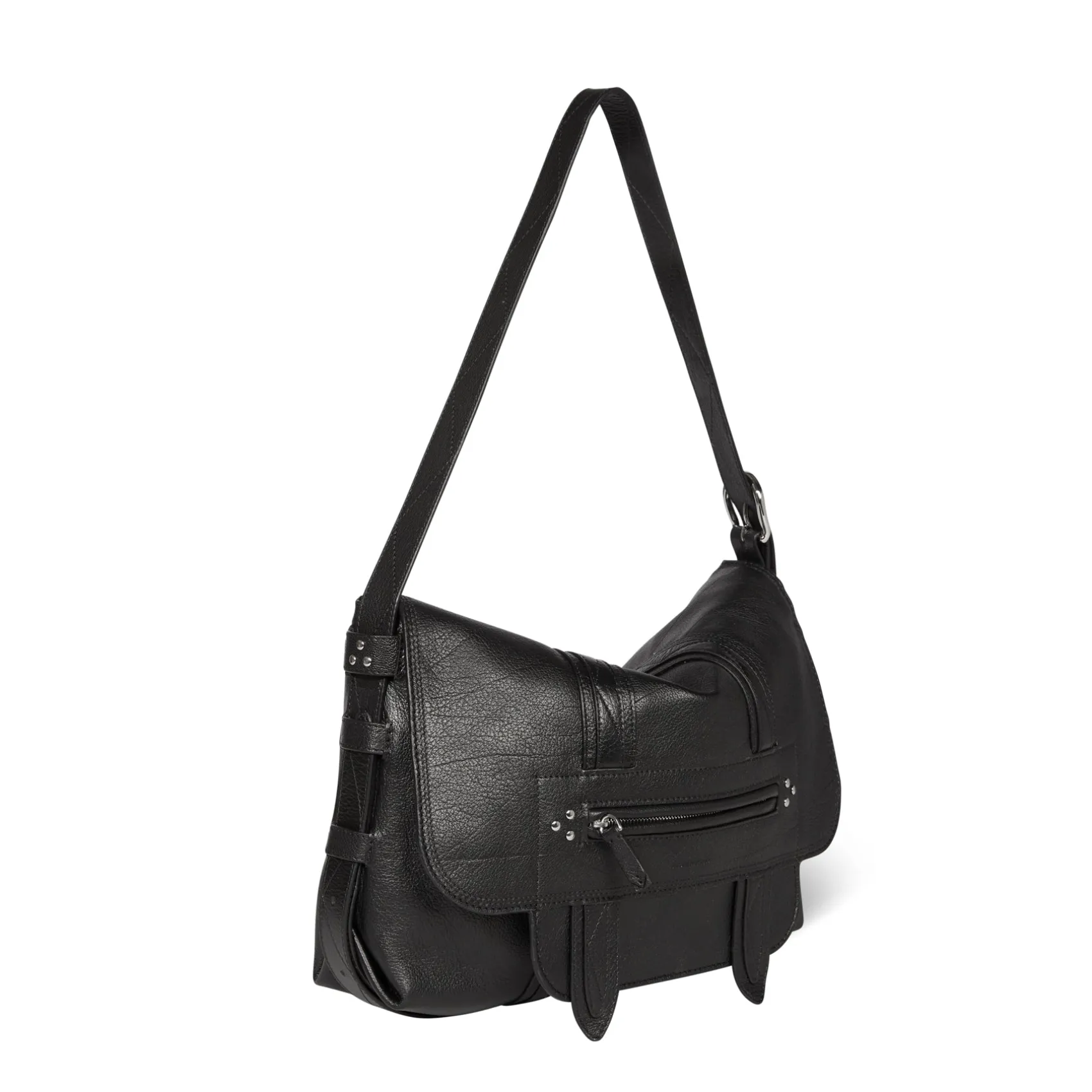 Jérôme Dreyfuss Joe M NoirSilverBuffaloskin Outlet