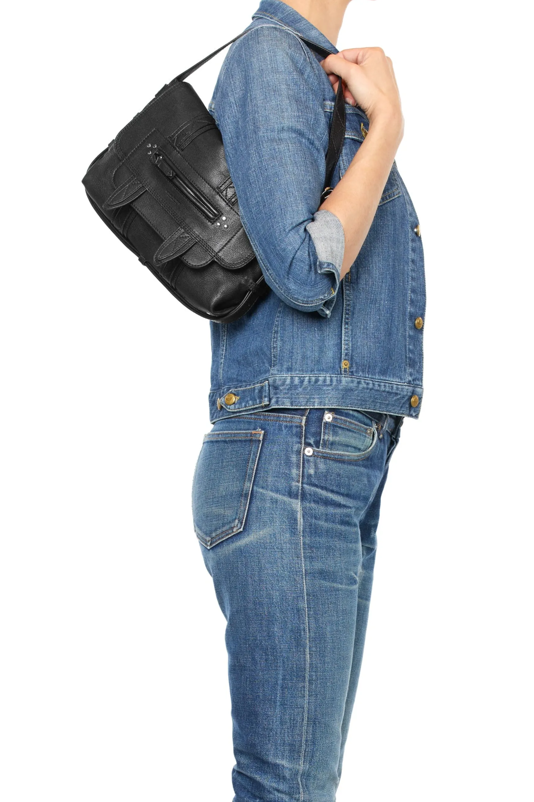 Jérôme Dreyfuss Joe S NoirSilverBuffaloskin Flash Sale