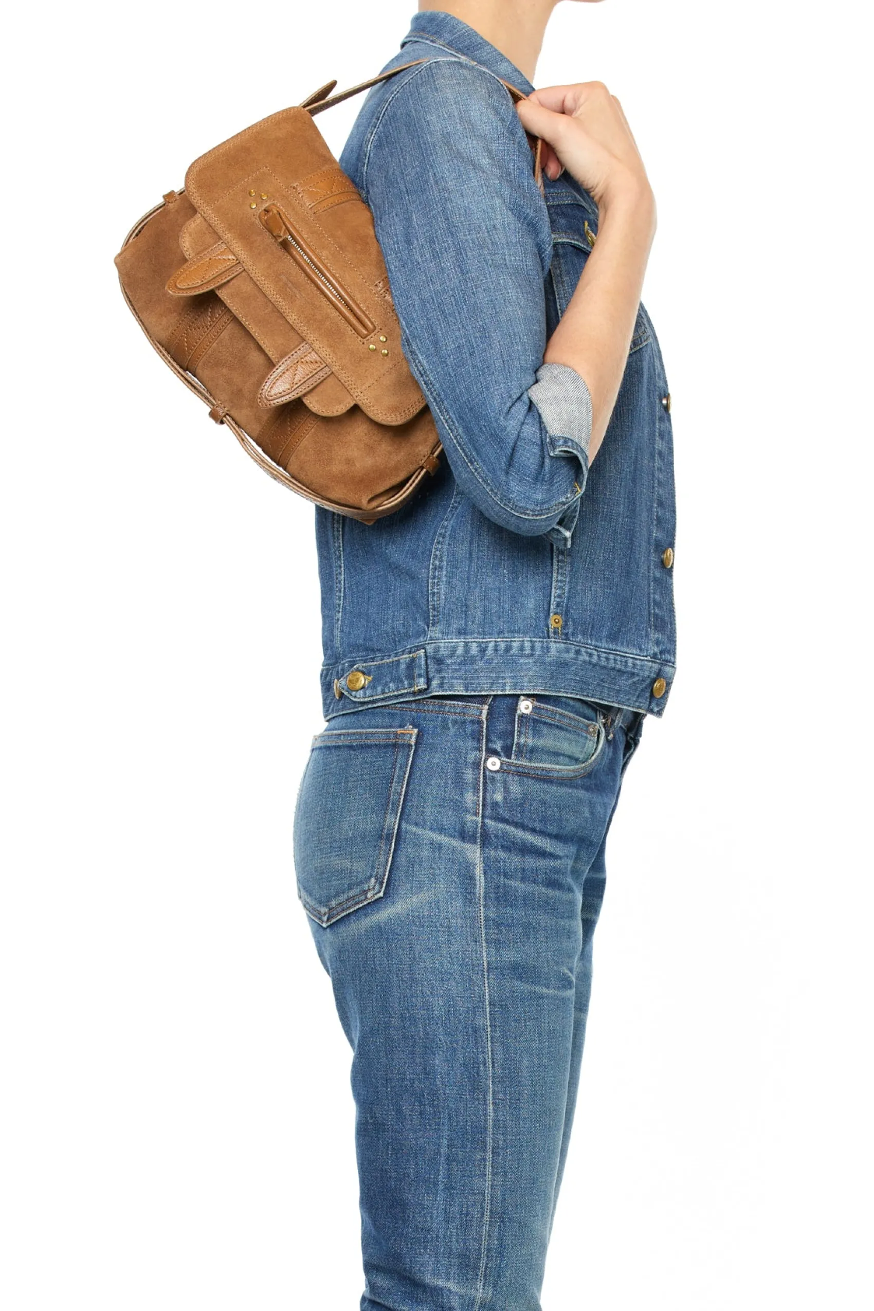 Jérôme Dreyfuss Joe S TabacSplitSuede Clearance