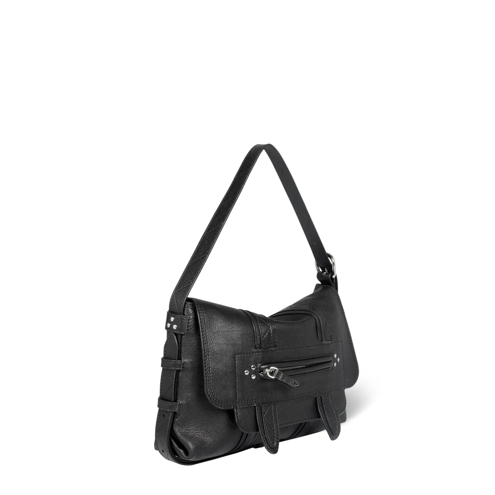 Jérôme Dreyfuss Joe S NoirSilverBuffaloskin Flash Sale